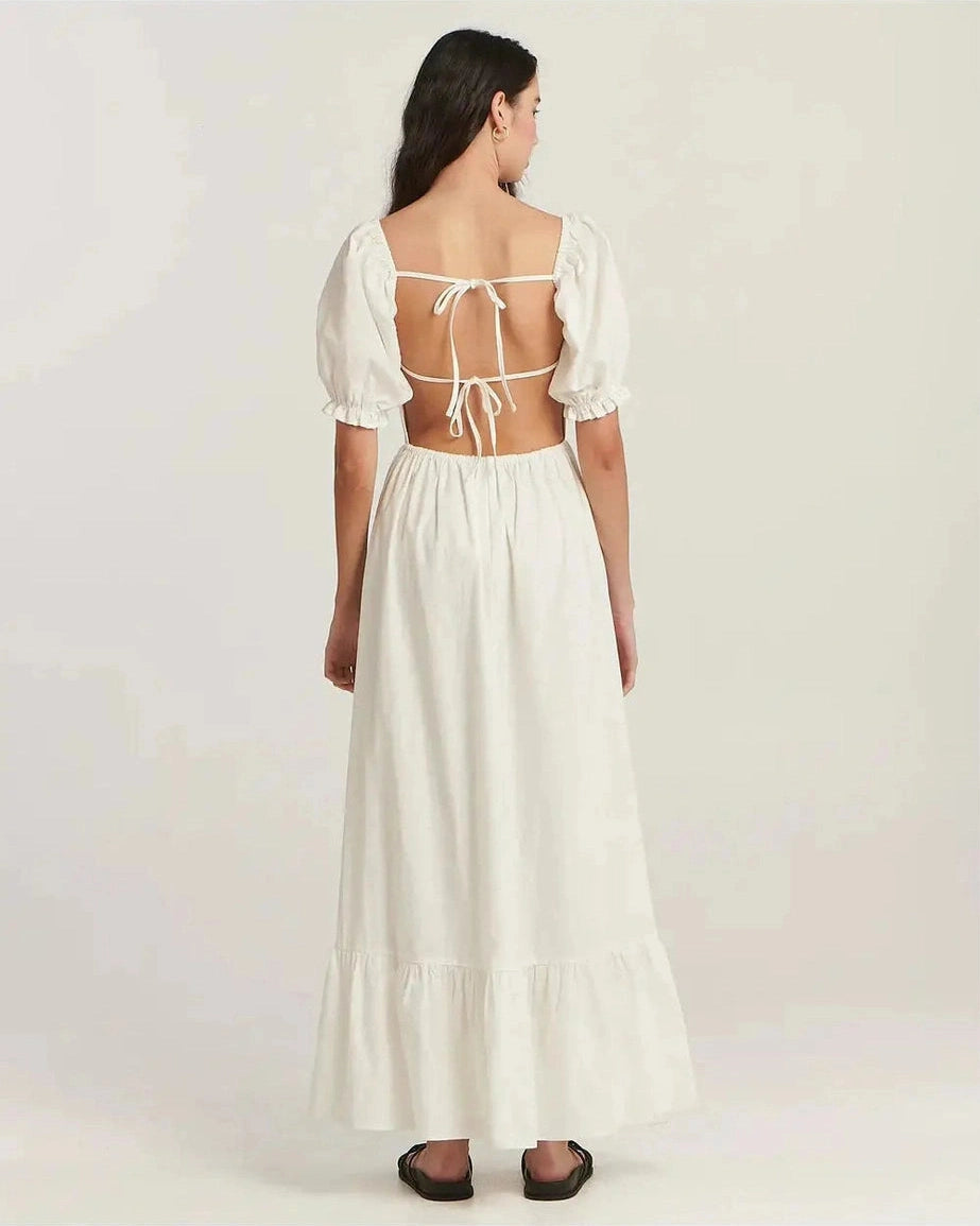 Charlie holiday paris maxi dress - white