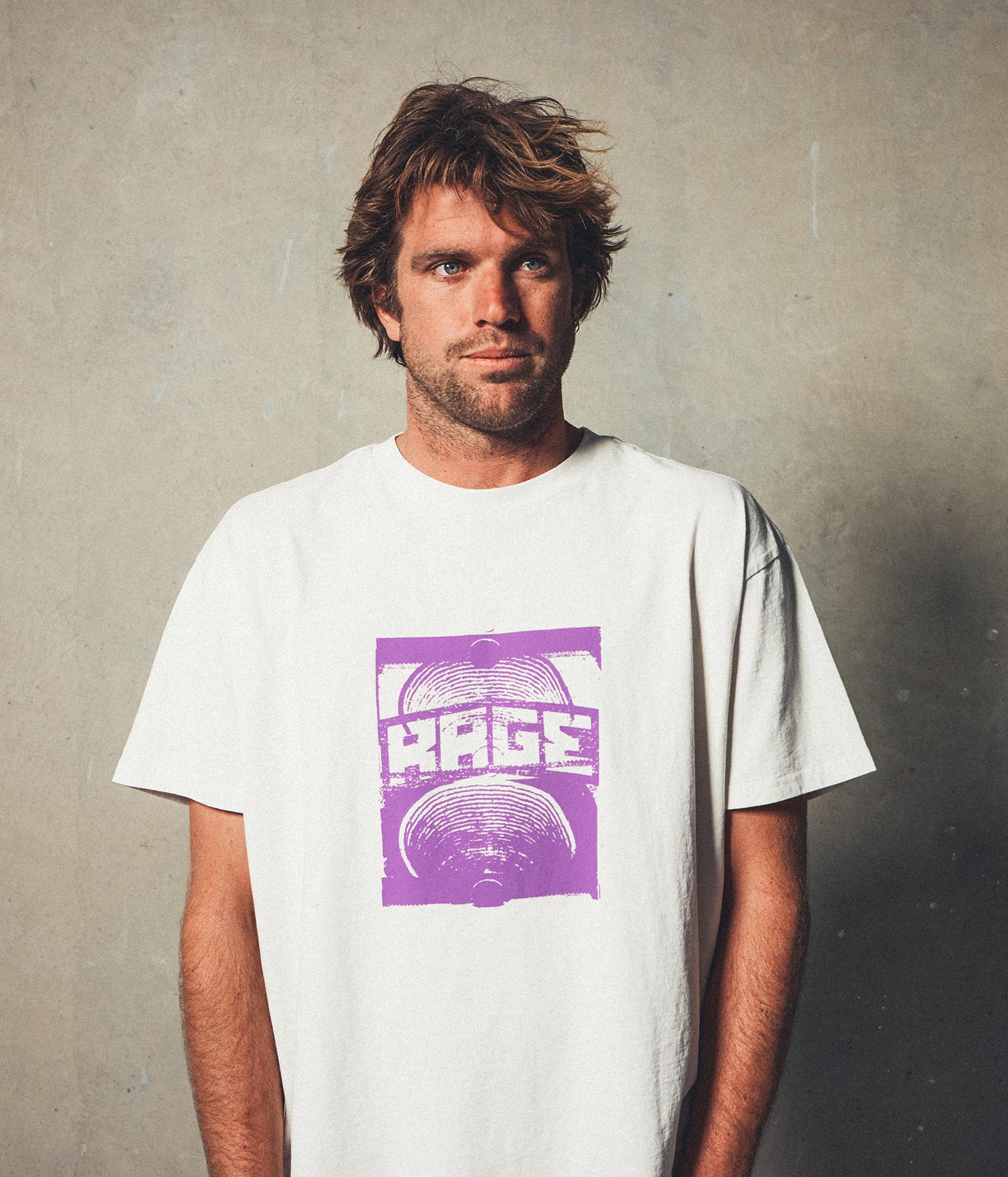 FORMER Corp Boxy T-shirt - Bone