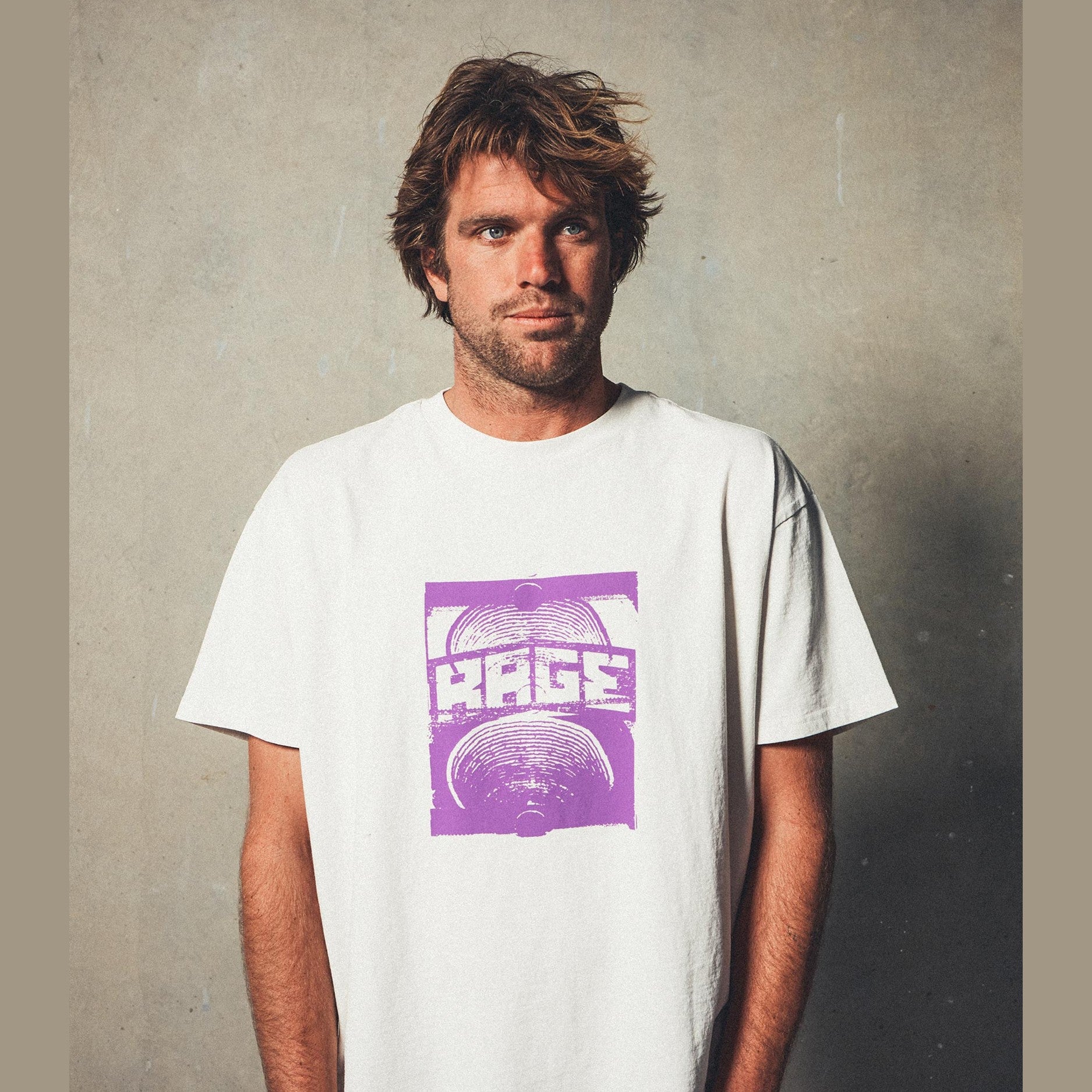 FORMER Corp Boxy T-shirt - Bone
