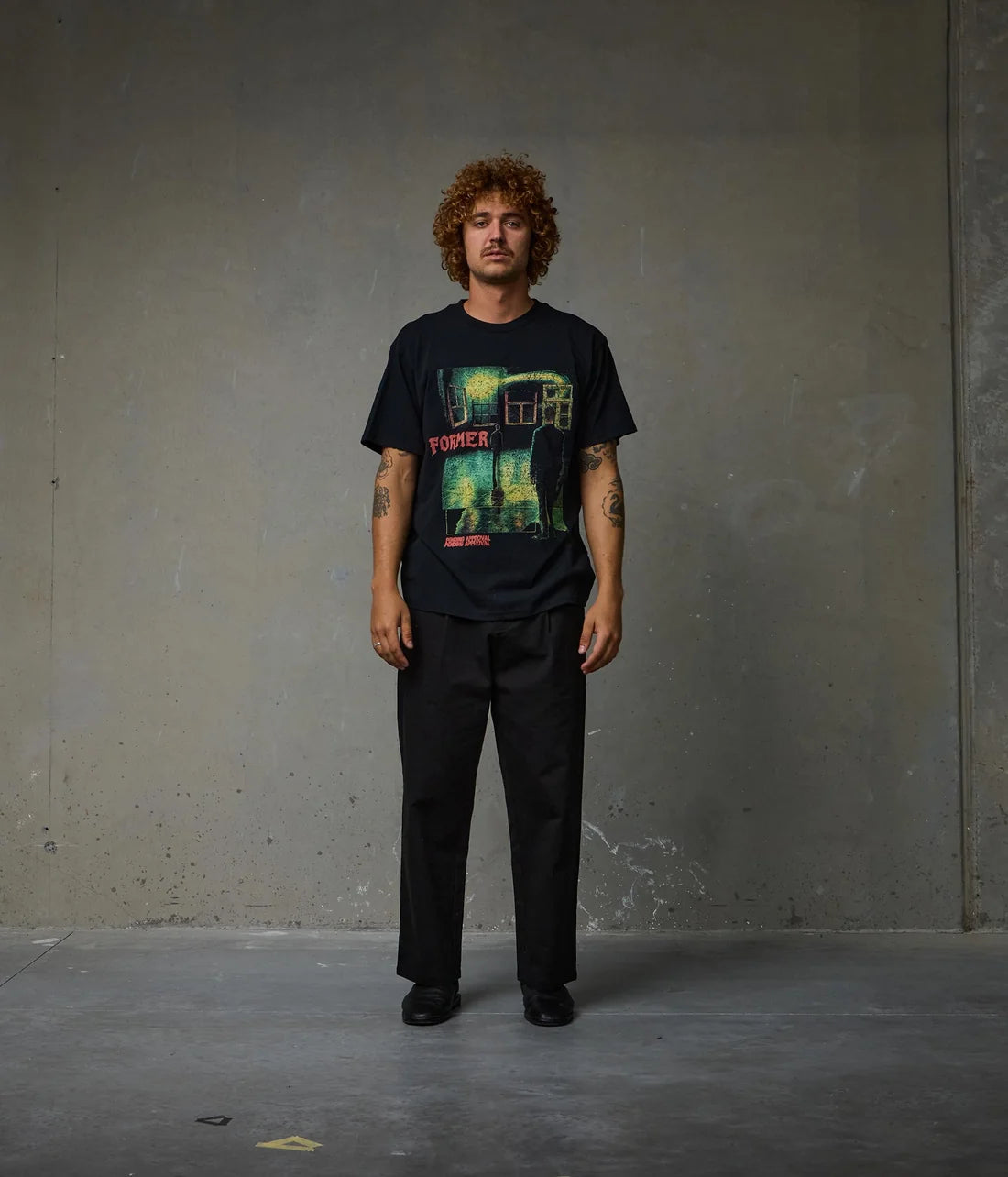 FORMER Mind glass t-shirt - Black