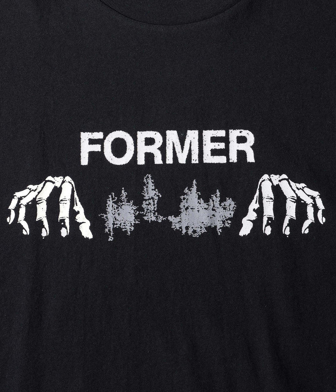 FORMER Engineered ls t-shirt - Black