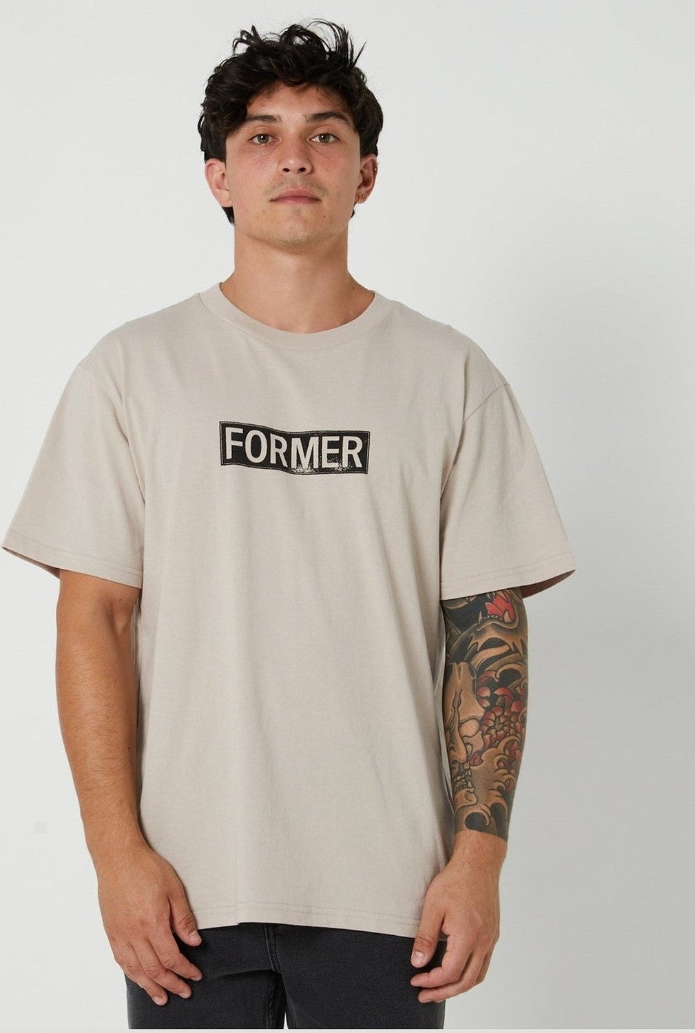 Former Legacy Plate T-Shirt - Stone