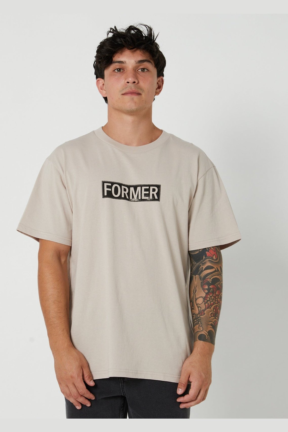 Former Legacy Plate T-Shirt - Stone
