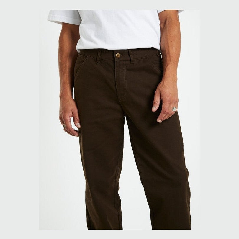 Former distend vt pant - brown