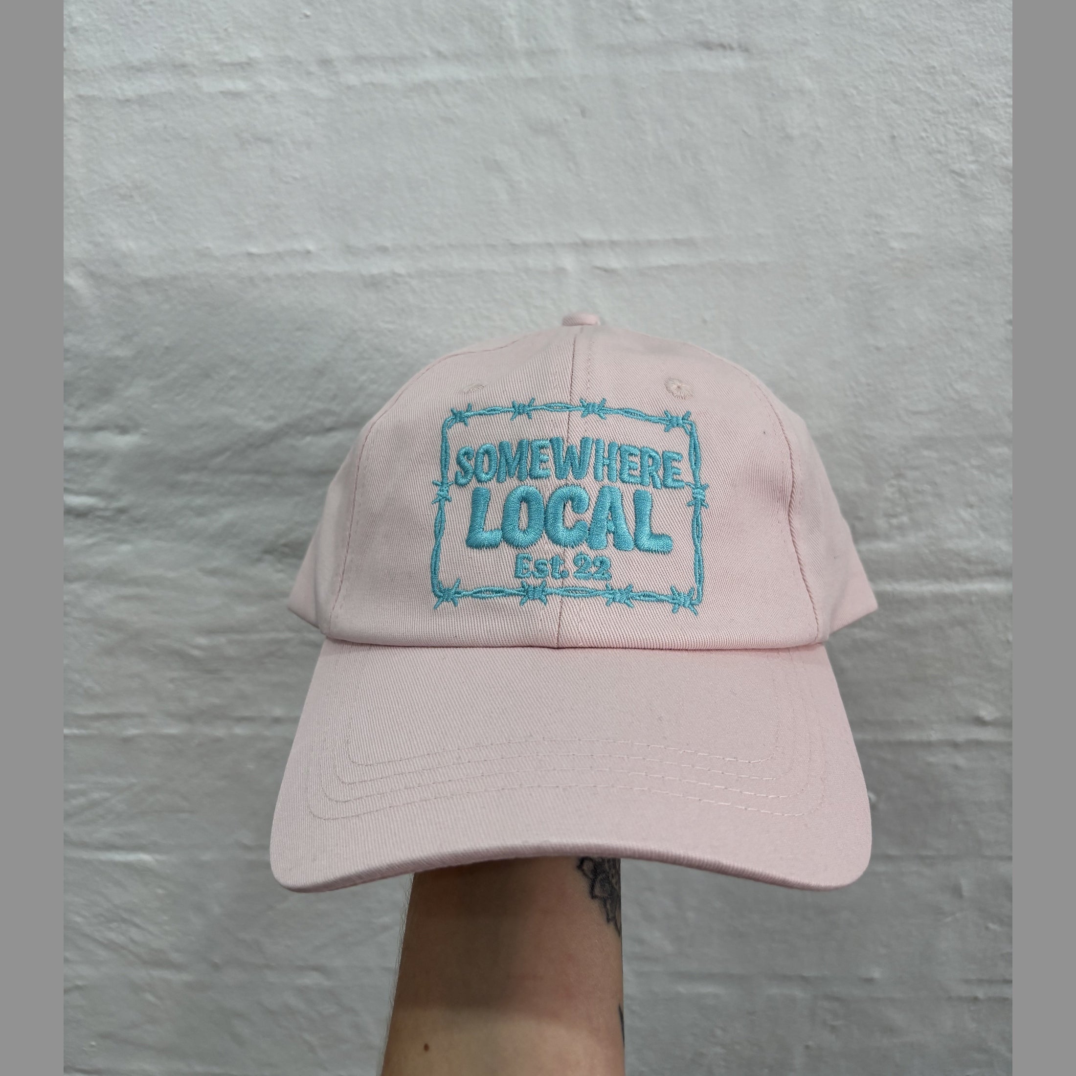 SOMEWHERE Local dad cap - Blush