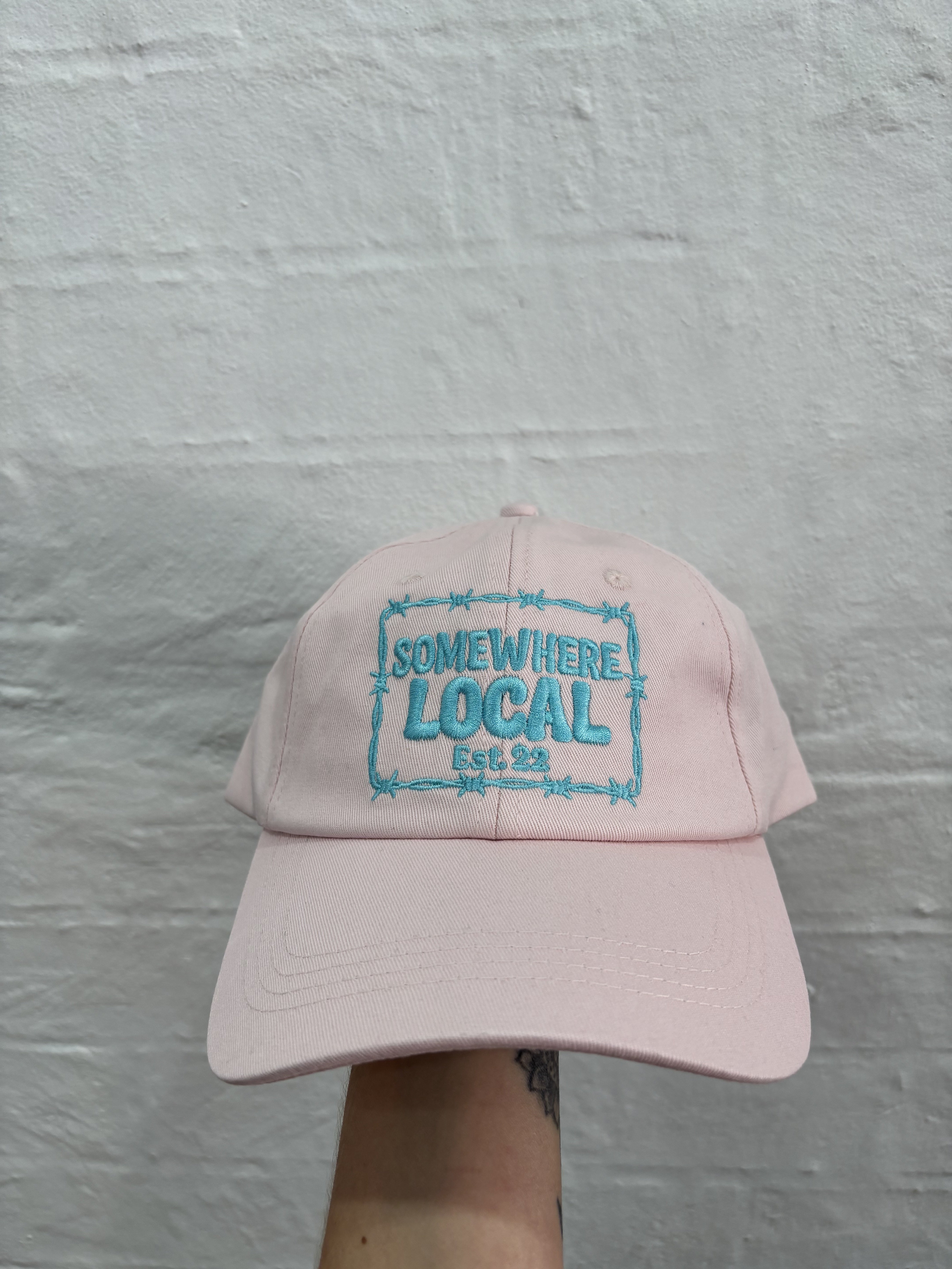SOMEWHERE Local dad cap - Blush