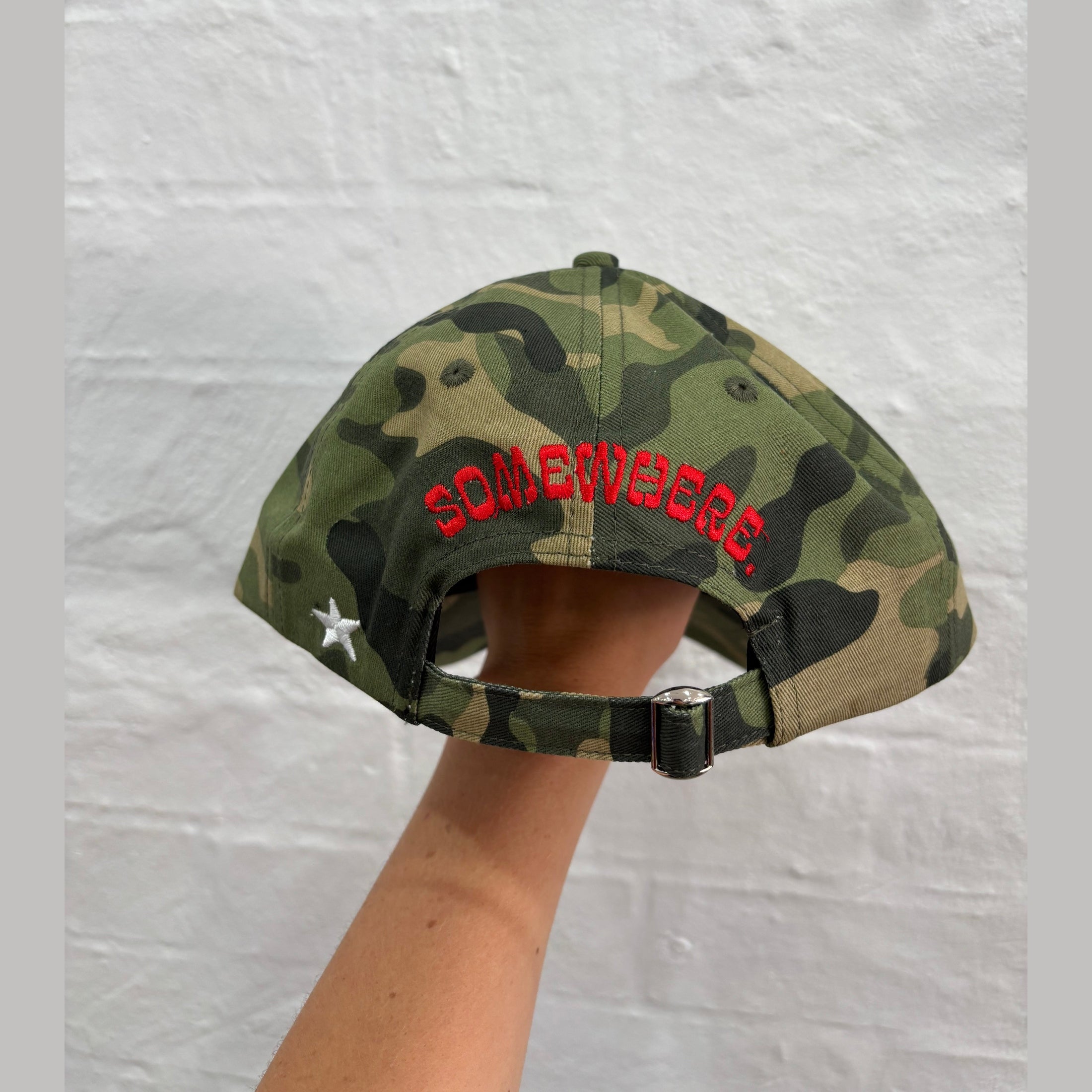 SOMEWHERE Established 22 dad cap - Army