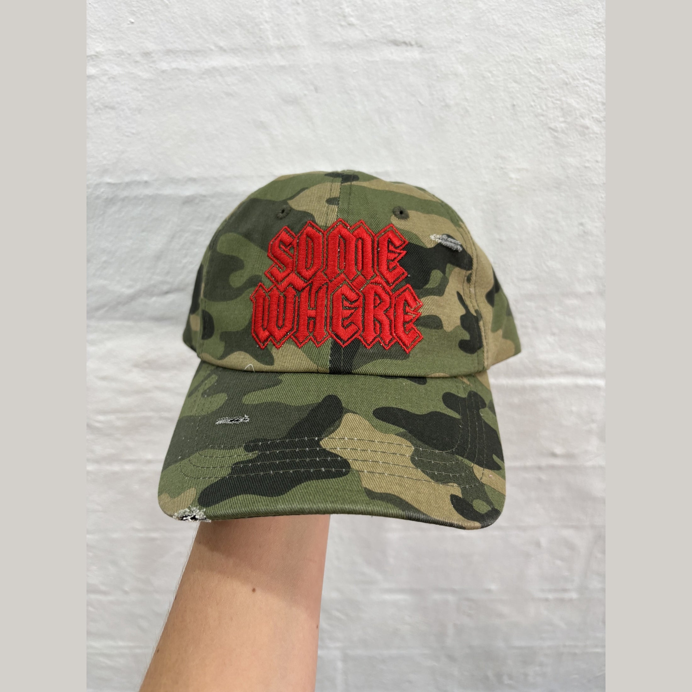 SOMEWHERE Dad cap - Army