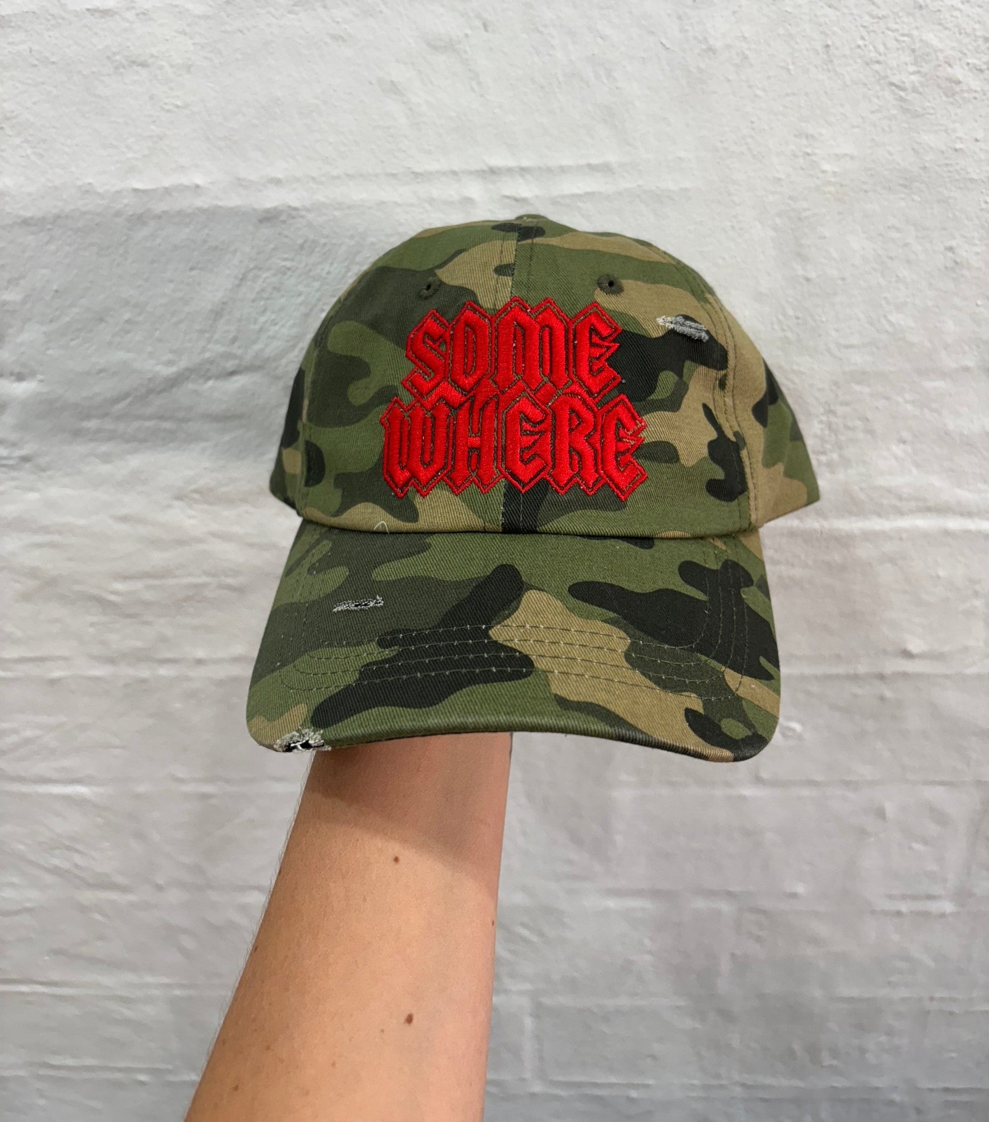 SOMEWHERE Dad cap - Army