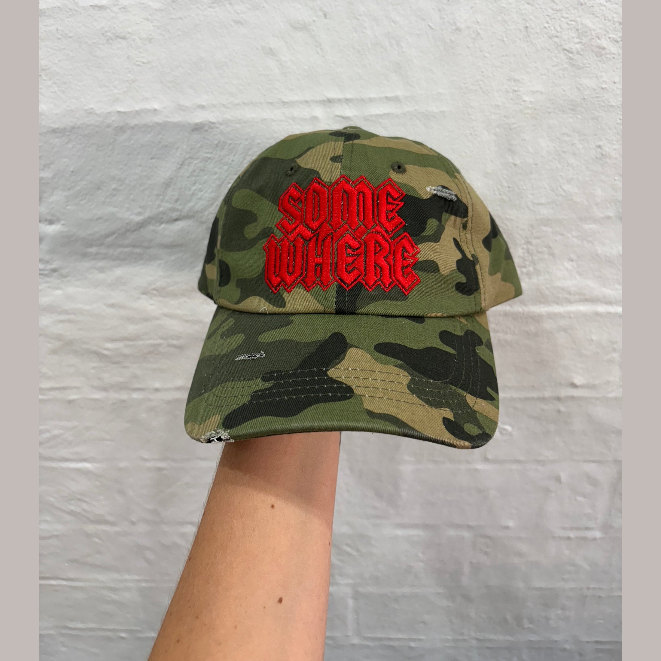 SOMEWHERE Dad cap - Army
