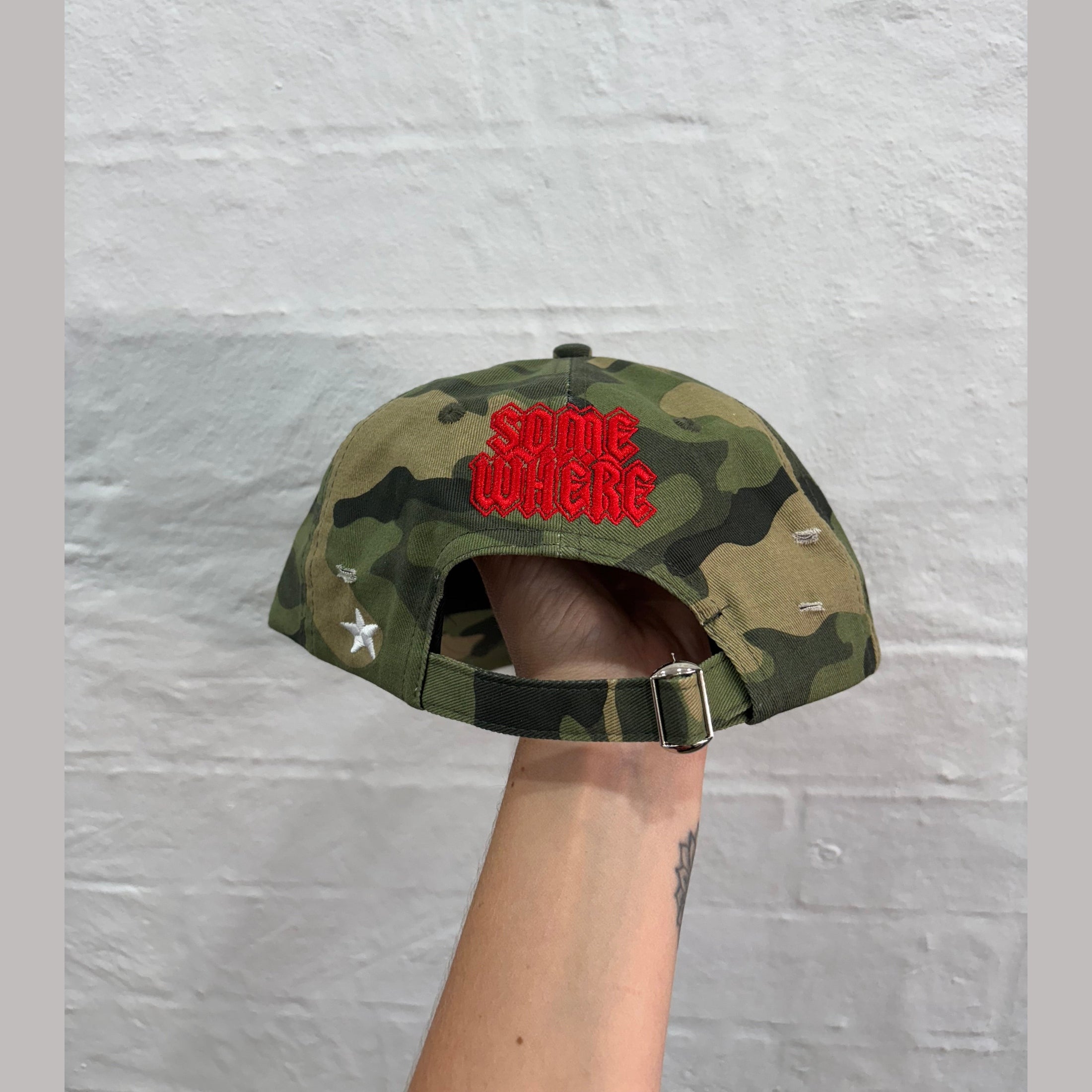 SOMEWHERE Dad cap - Army