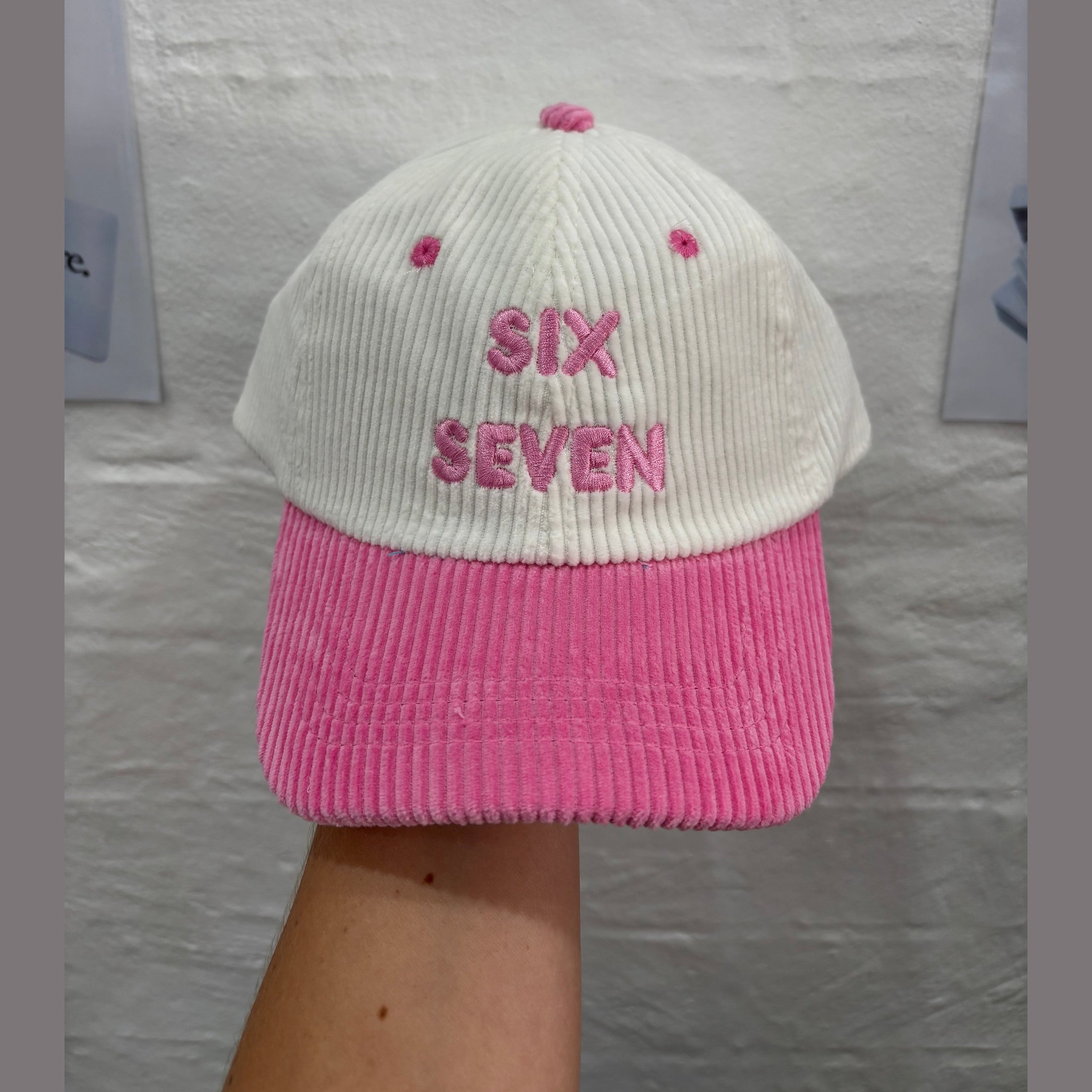 Somewhere Mini – “6 7” Cord Cap Pink– Kids