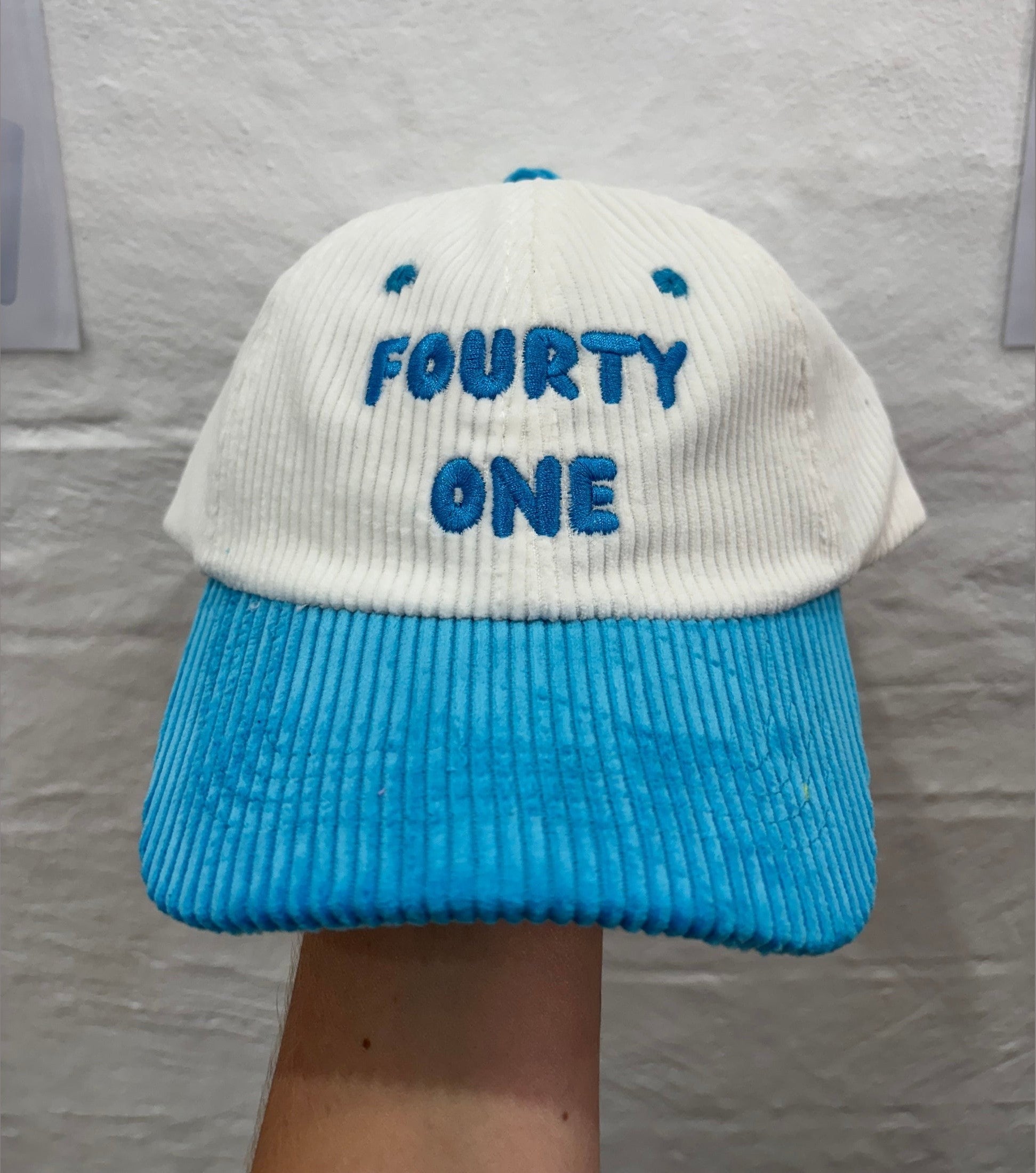 Somewhere Mini – “Forty One” Cord Cap Blue– Kids