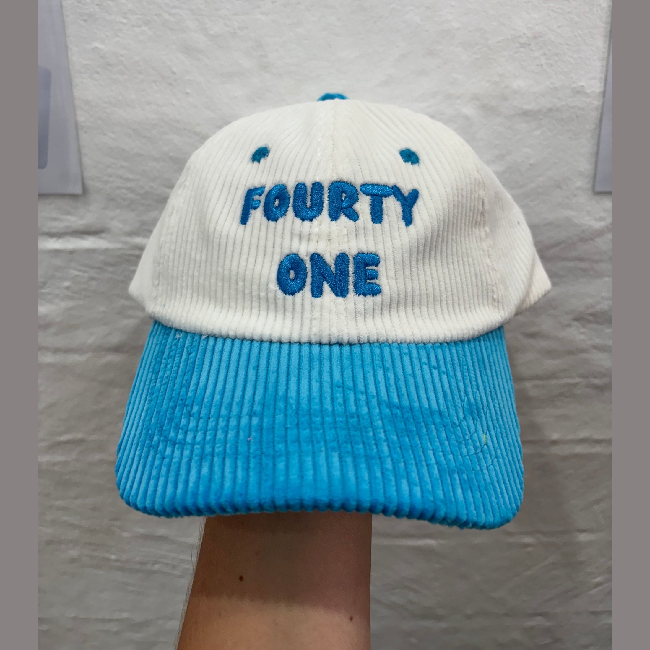 Somewhere Mini – “Forty One” Cord Cap Blue– Kids