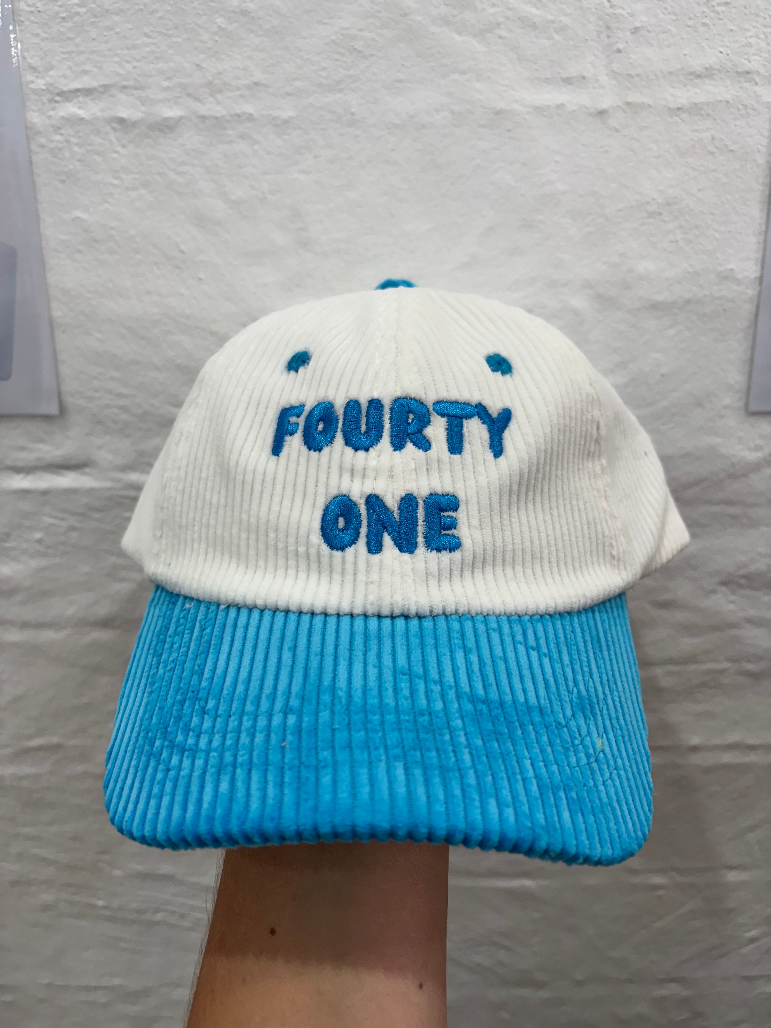 Somewhere Mini – “Forty One” Cord Cap Blue– Kids