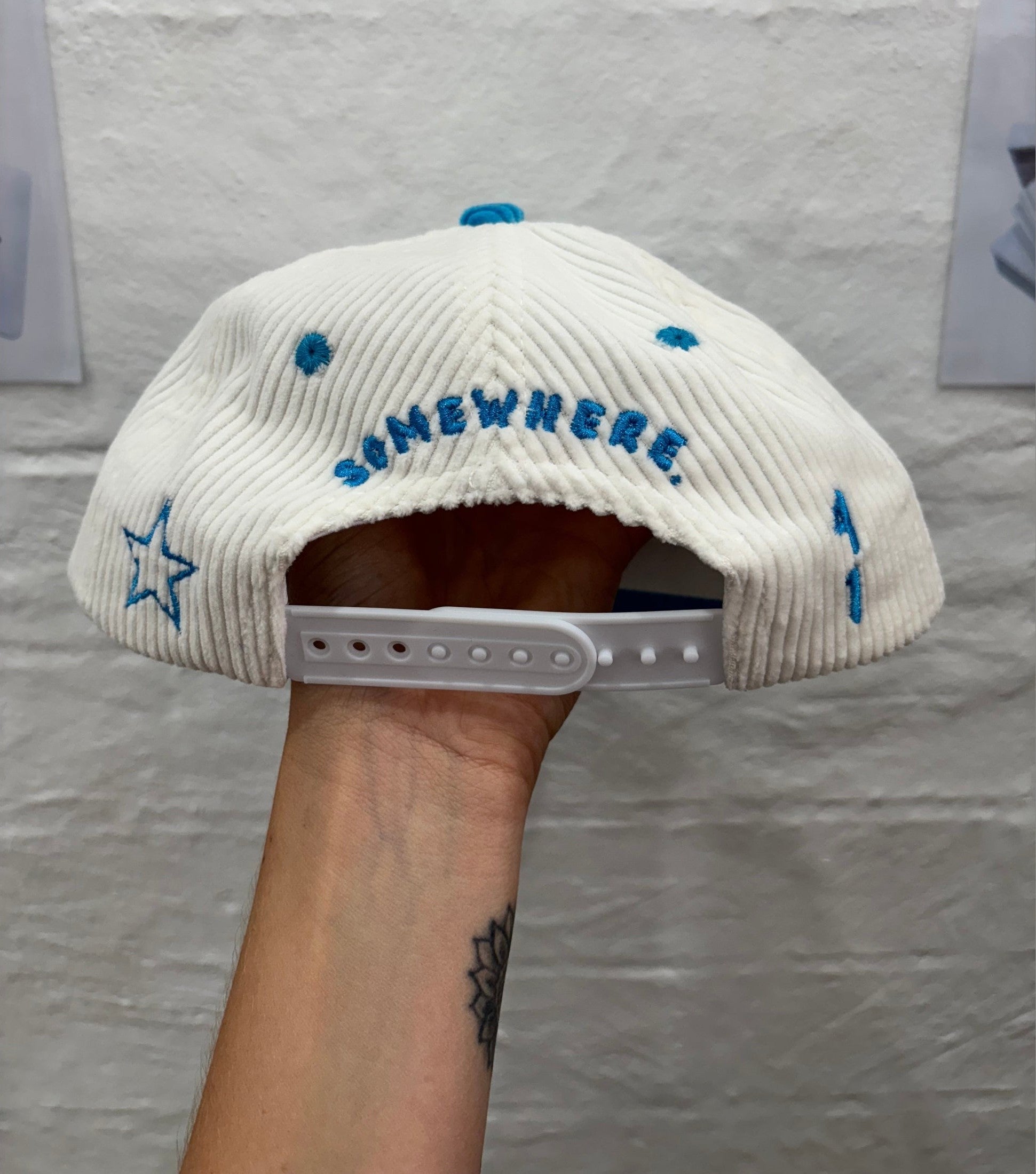 Somewhere Mini – “Forty One” Cord Cap Blue– Kids