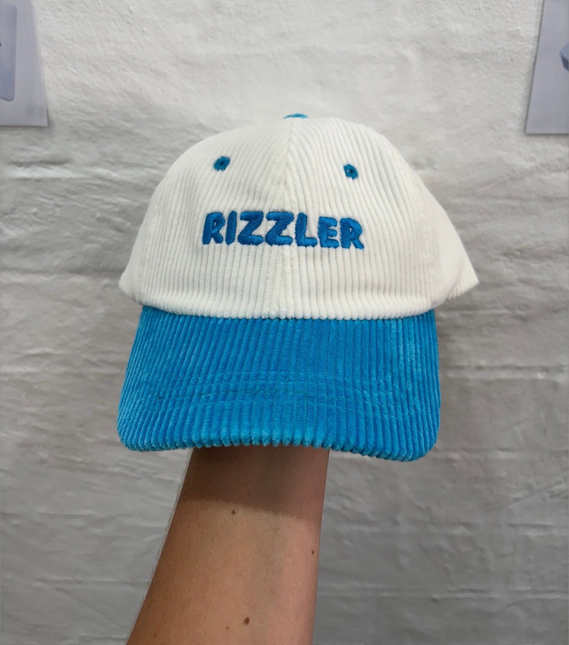 Somewhere Mini – “Rizzler” Cord Cap Blue – Kids