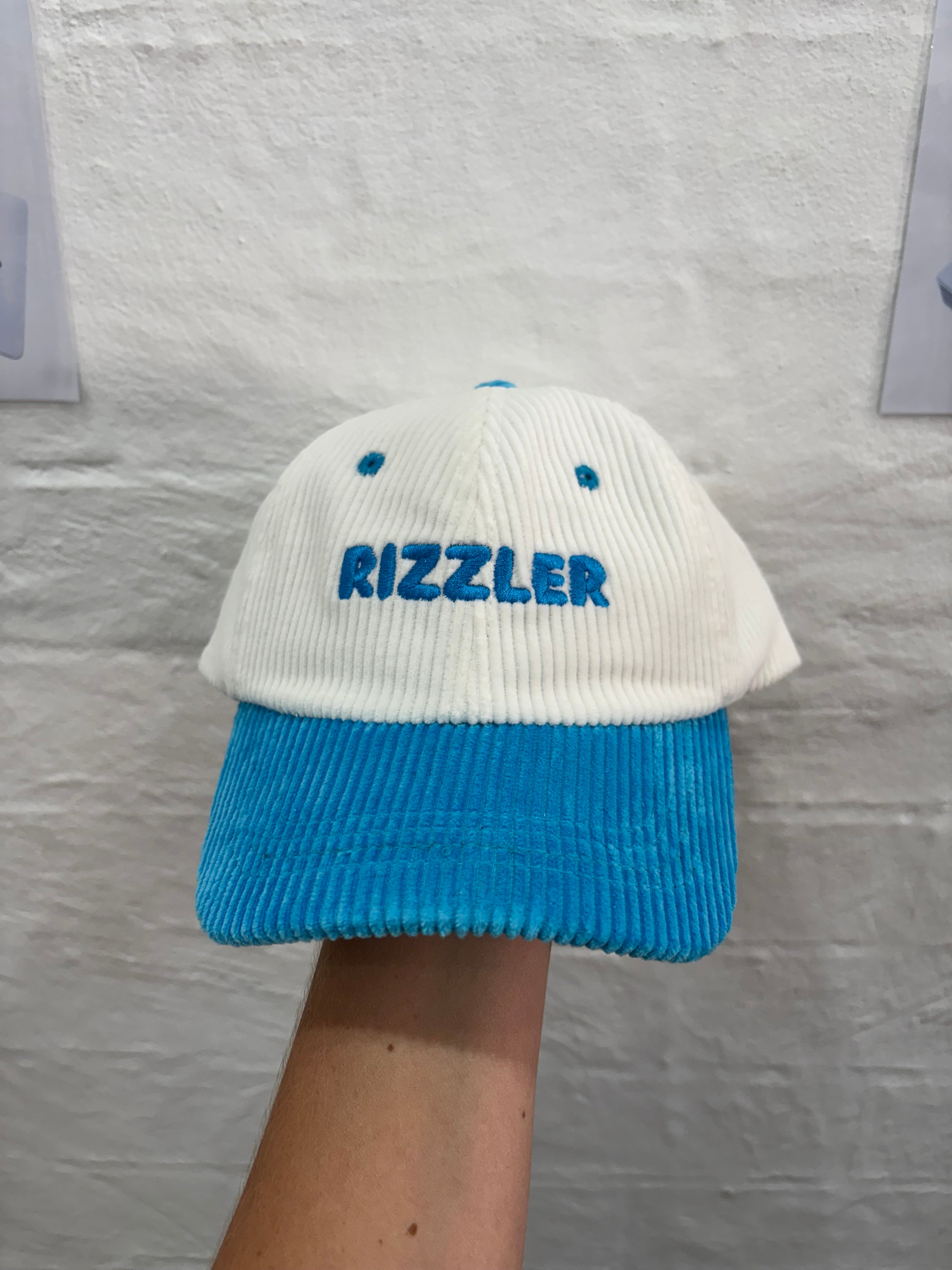 Somewhere Mini – “Rizzler” Cord Cap Blue – Kids