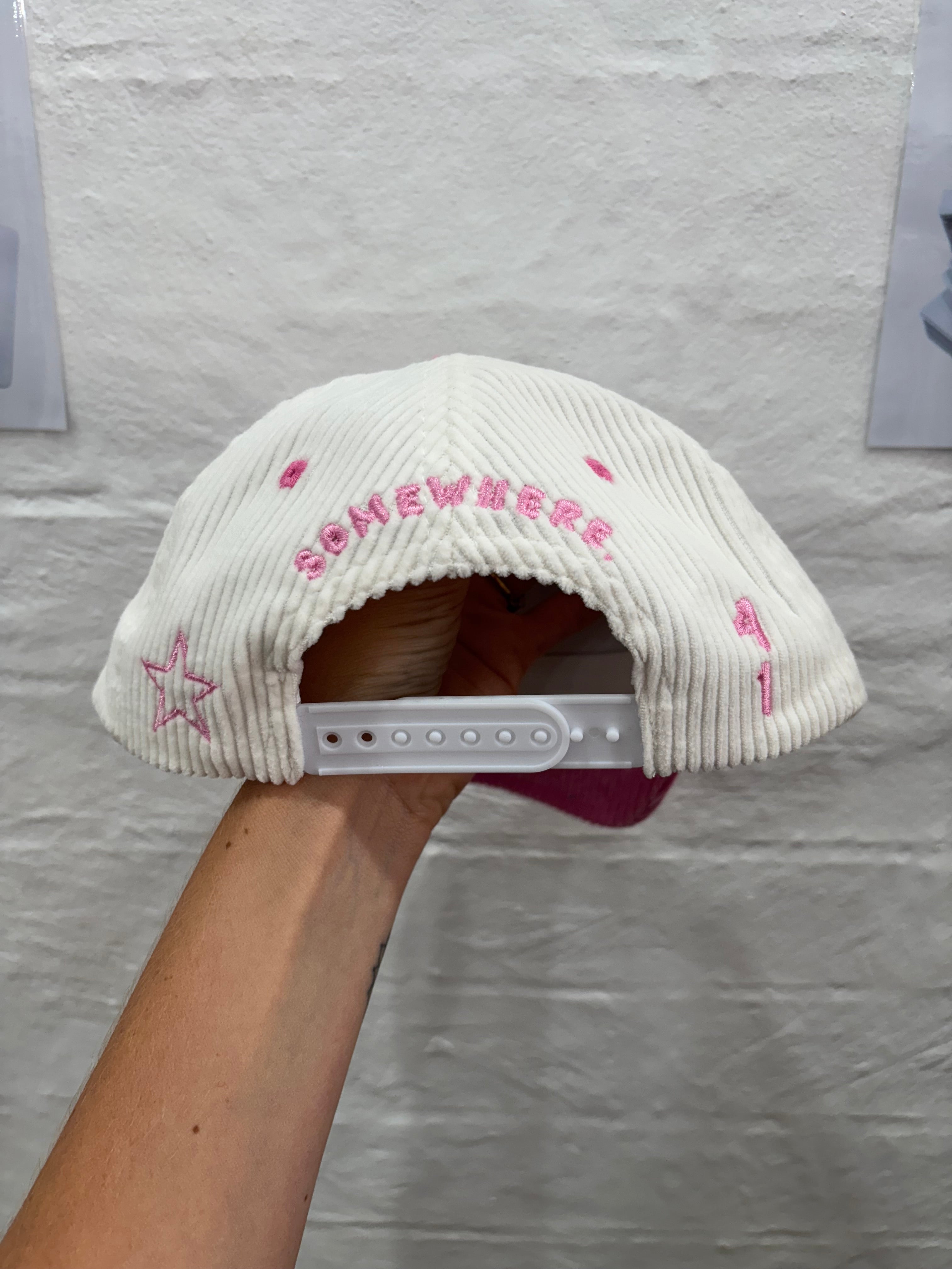 Somewhere Mini – “Forty One” Cord Cap Pink– Kids