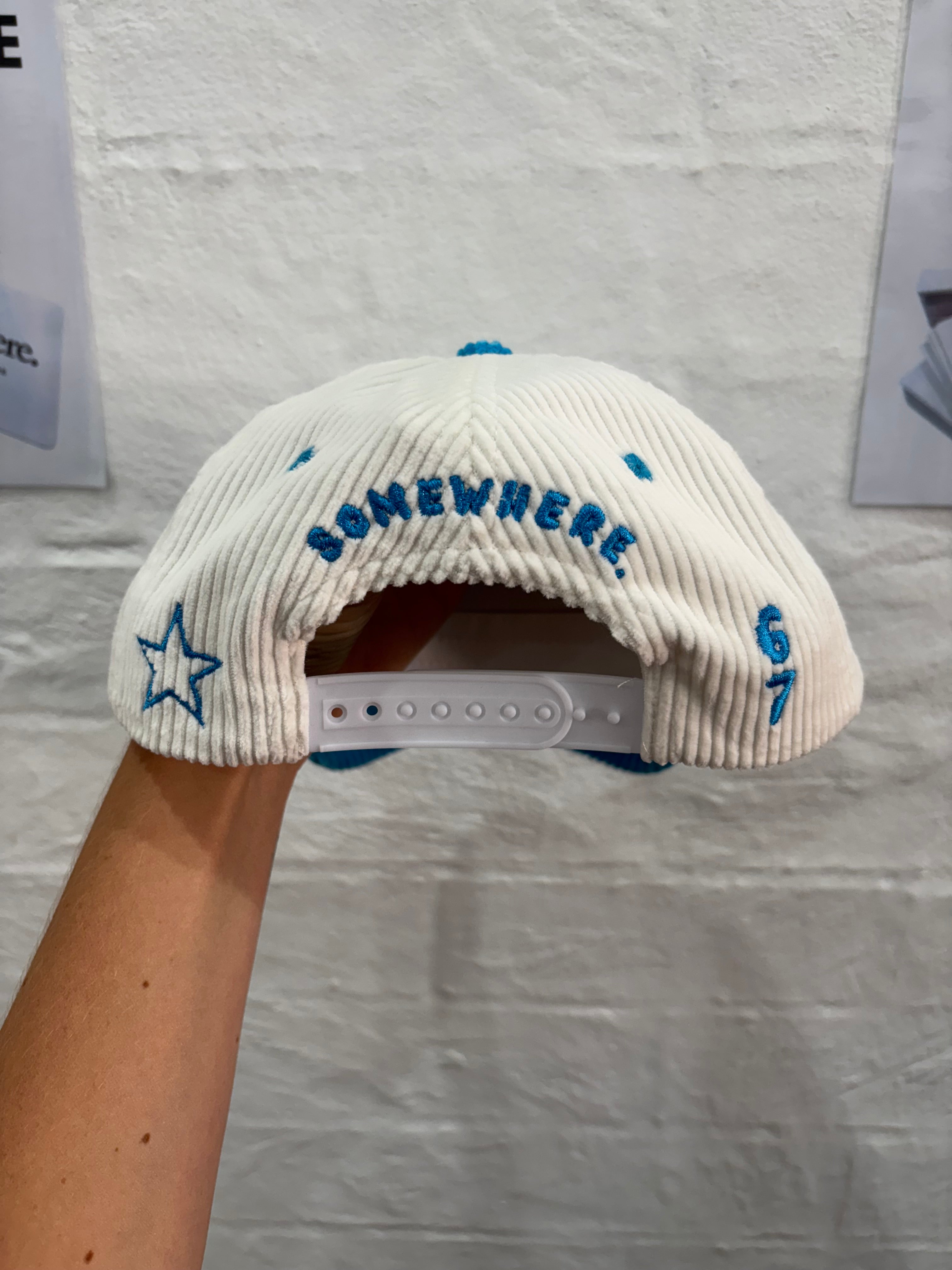 Somewhere Mini – “6 7” Cord Cap Blue – Kids