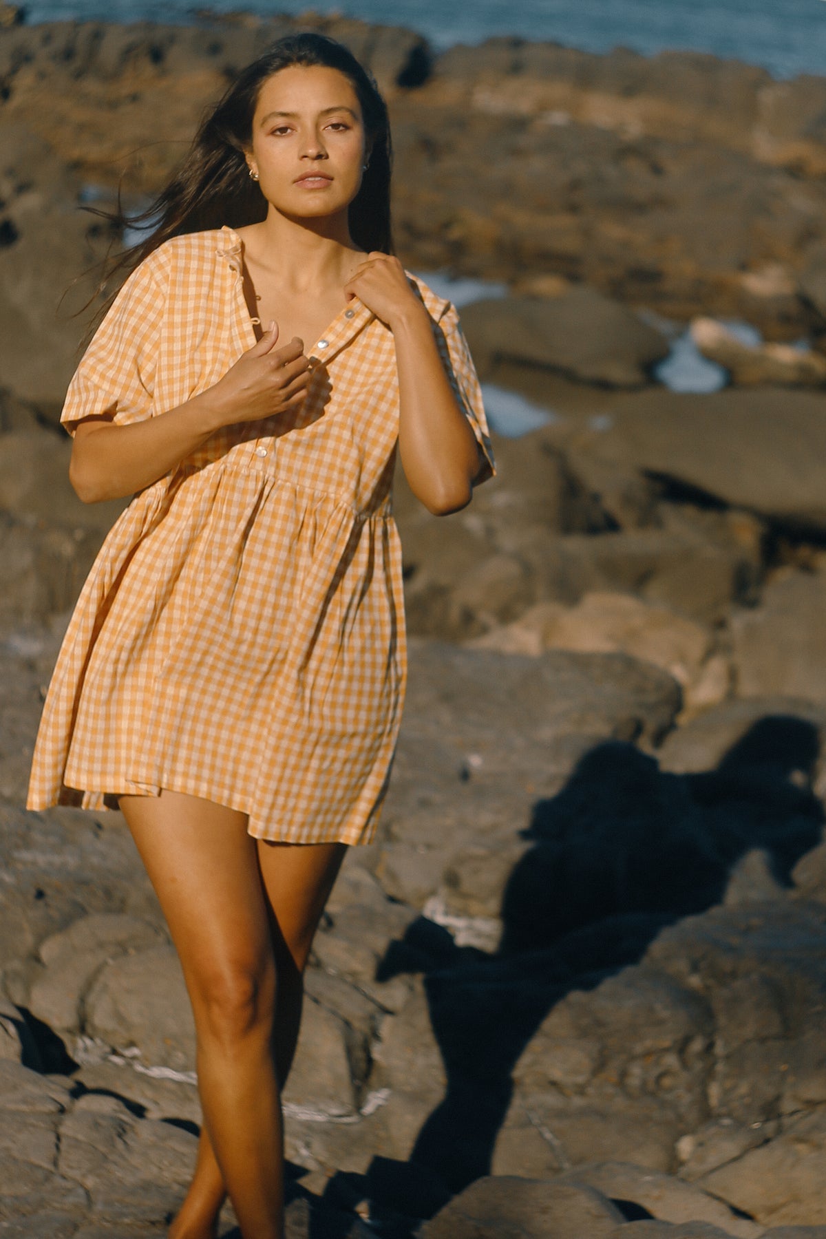 THE BARE ROAD Darcey Dress - Clementine Gingham