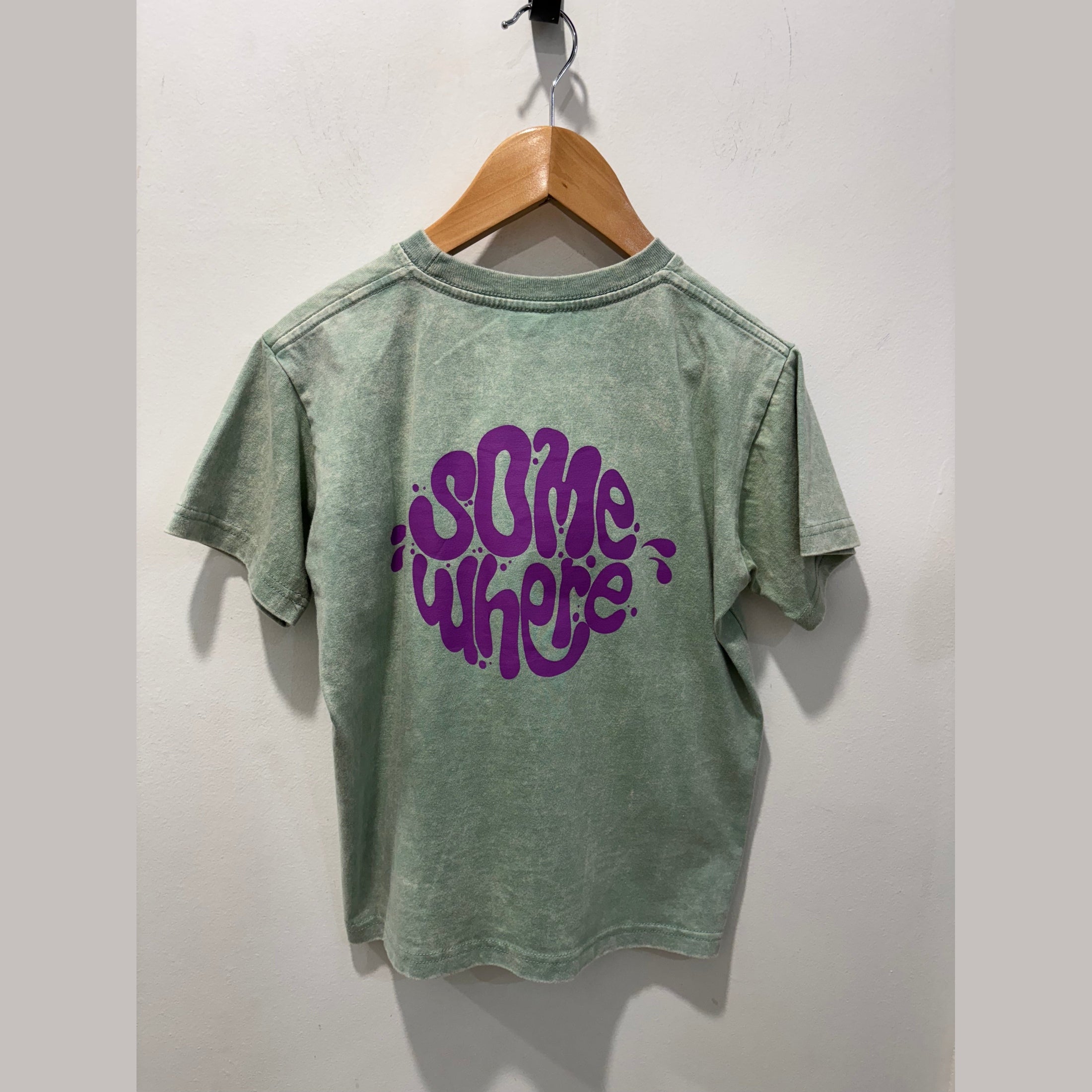 Somewhere Mini– The Drip Tee – Sage