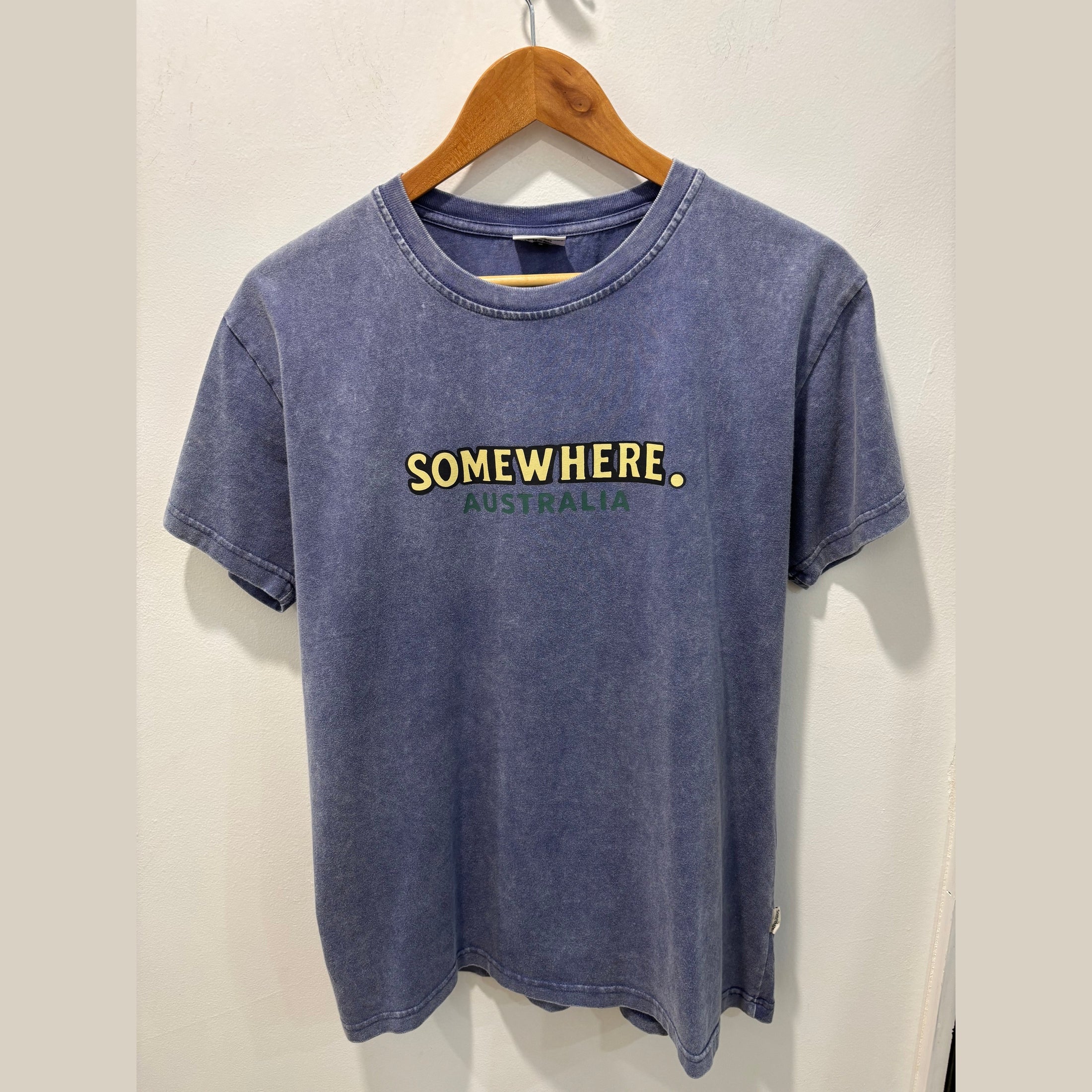 Somewhere - Smoky Cape Tee - Washed Blue
