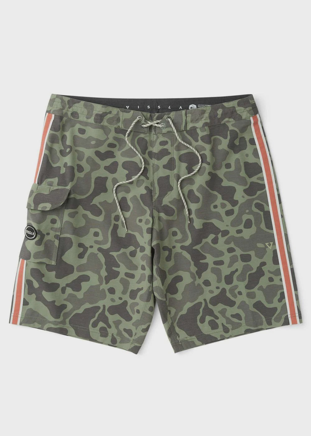 VISSLA Long sets 13" kids boardshort - Camo