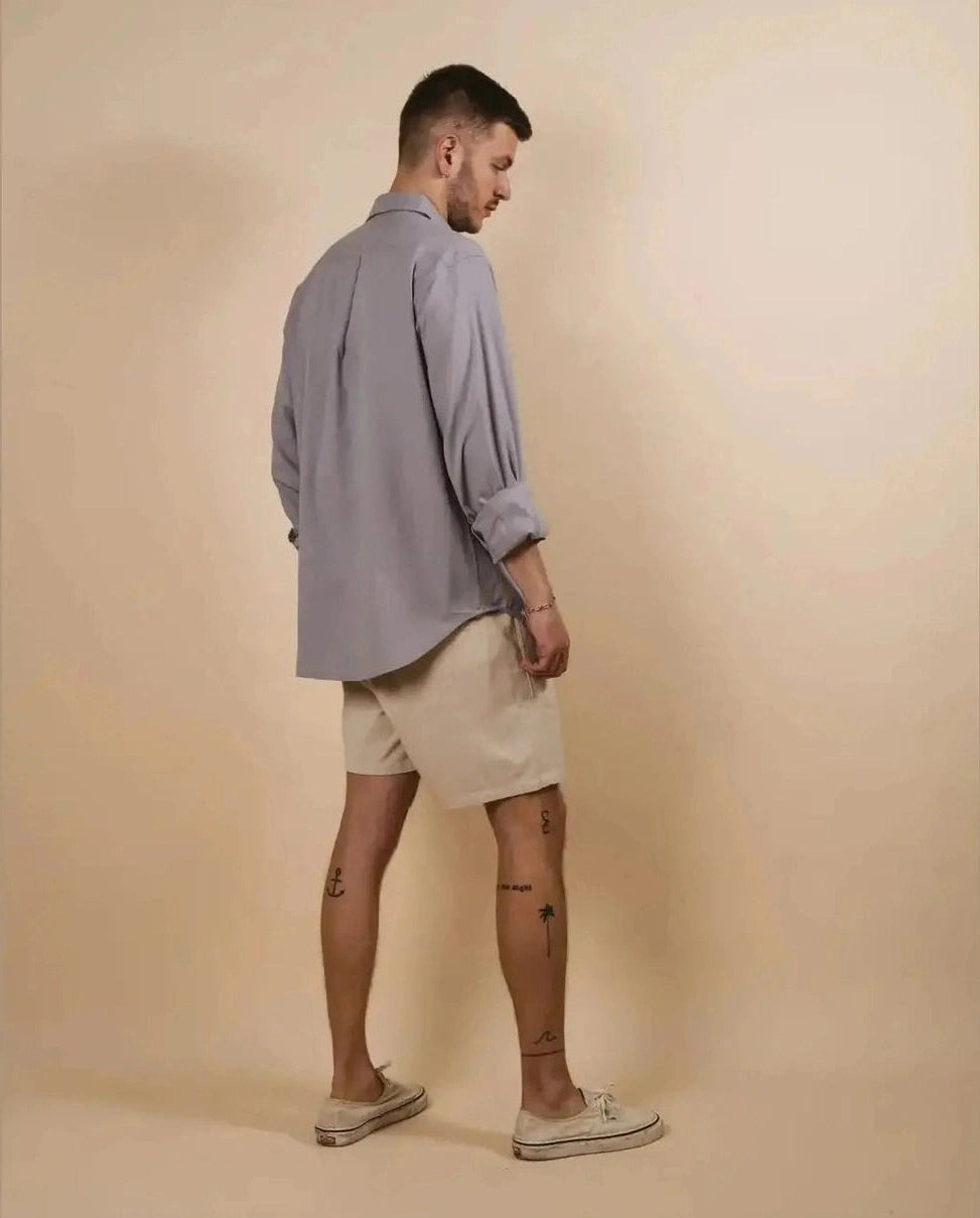 Kore Valley Poplin L/S Shirt- Ash