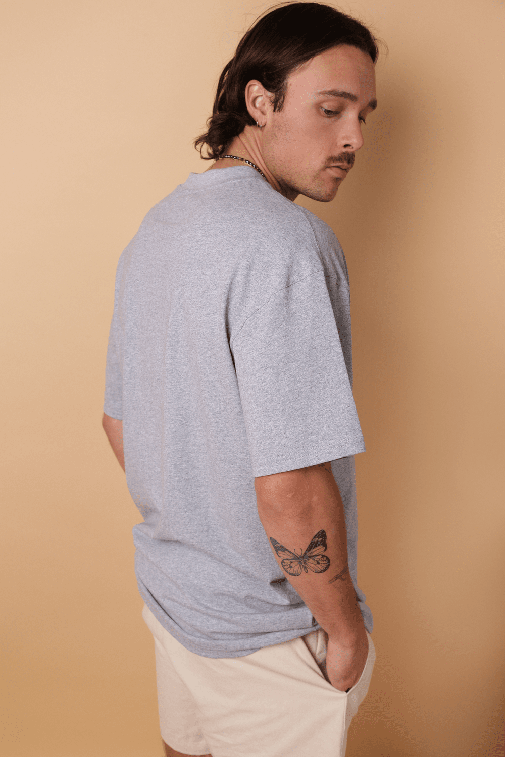 Kore basic tee - ash marle