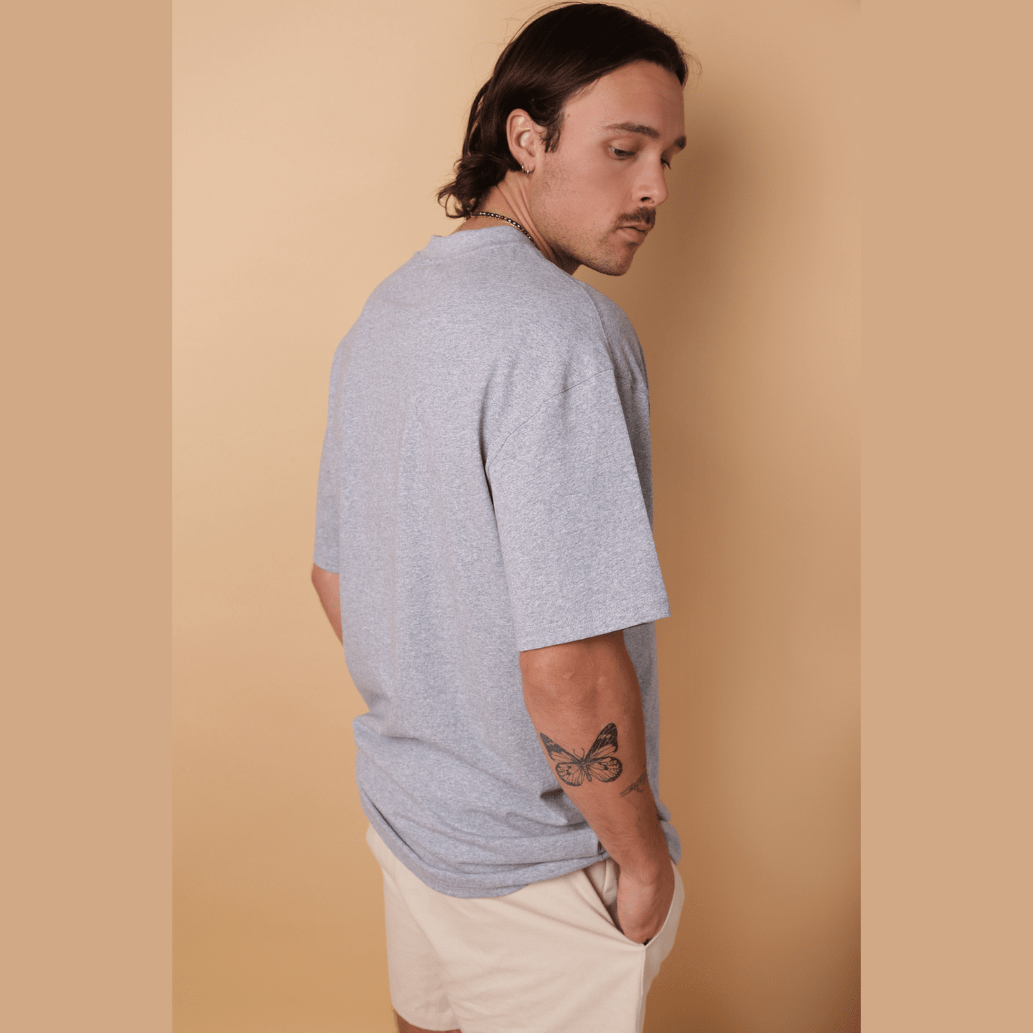 Kore basic tee - ash marle