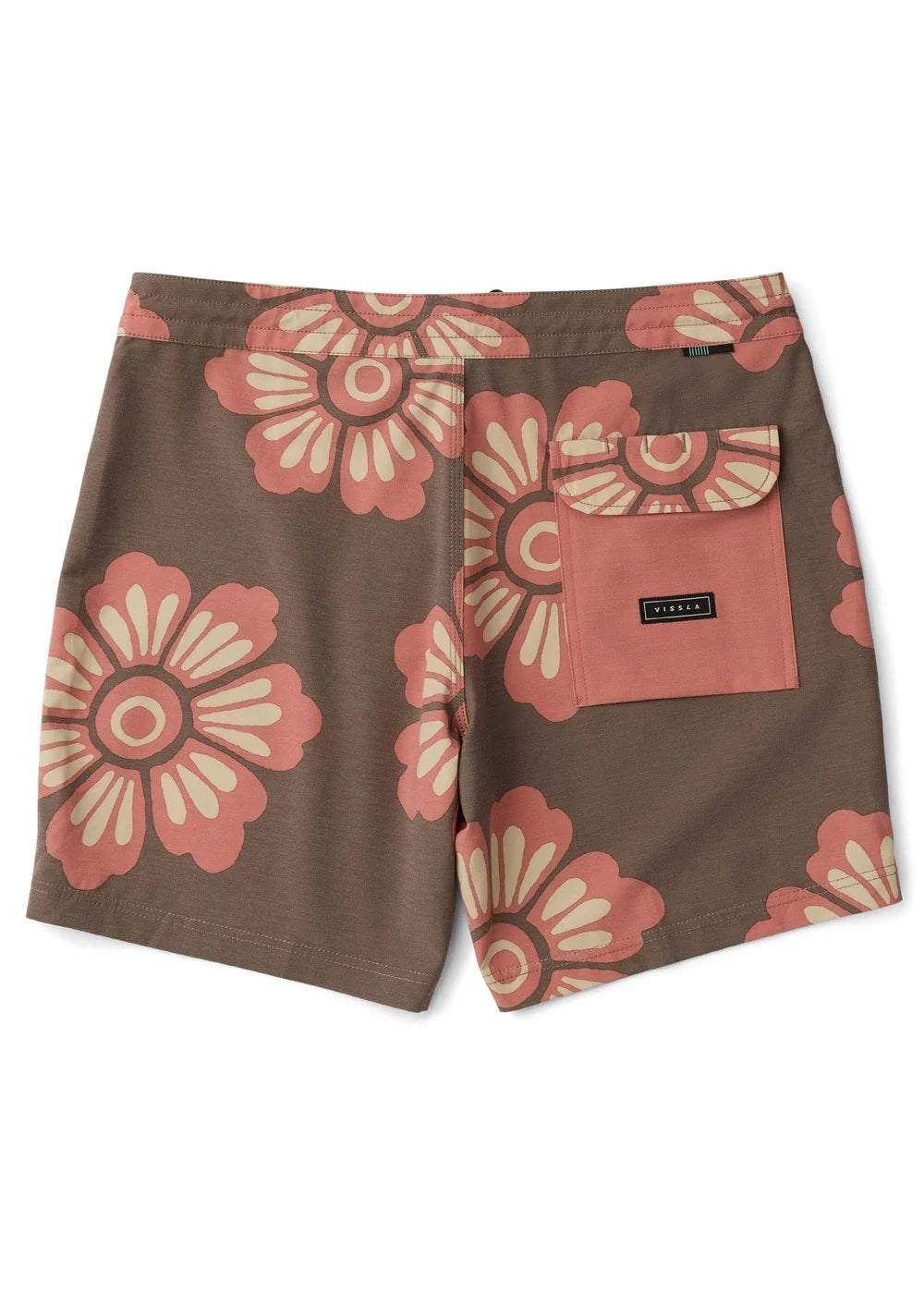VISSLA Keana 17.5" Boardshort - Dark earth