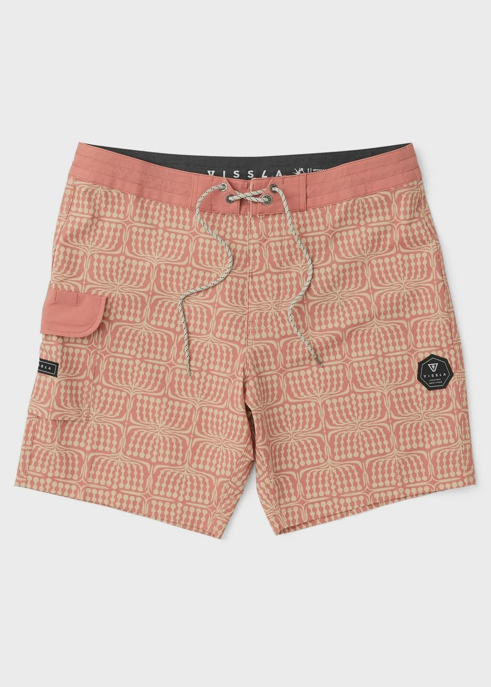VISSLA Croozer 17.5" Boardshort - Retro red