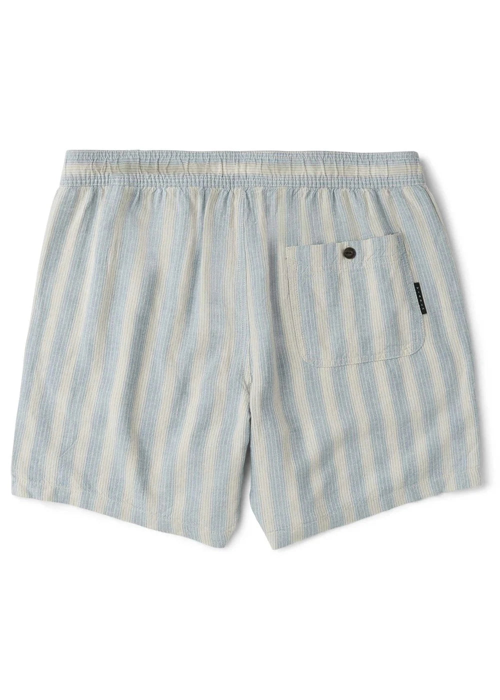 VISSLA Grad stripe 17" elastic linen walk short - Faded denim