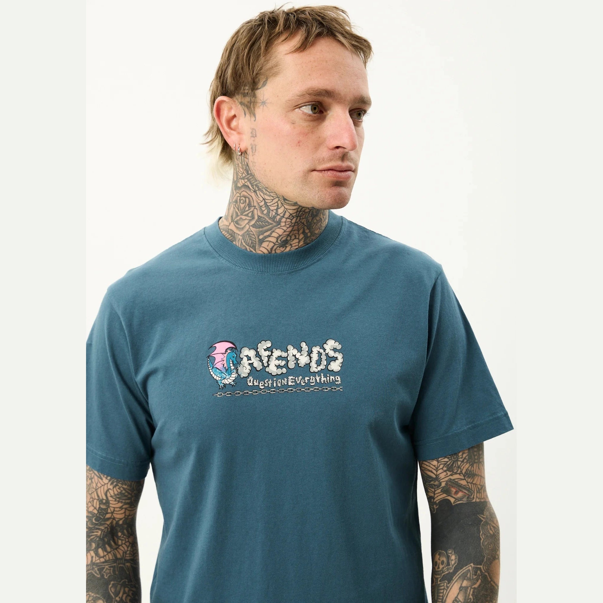AFENDS Huffenpuff retro tee - Fuel