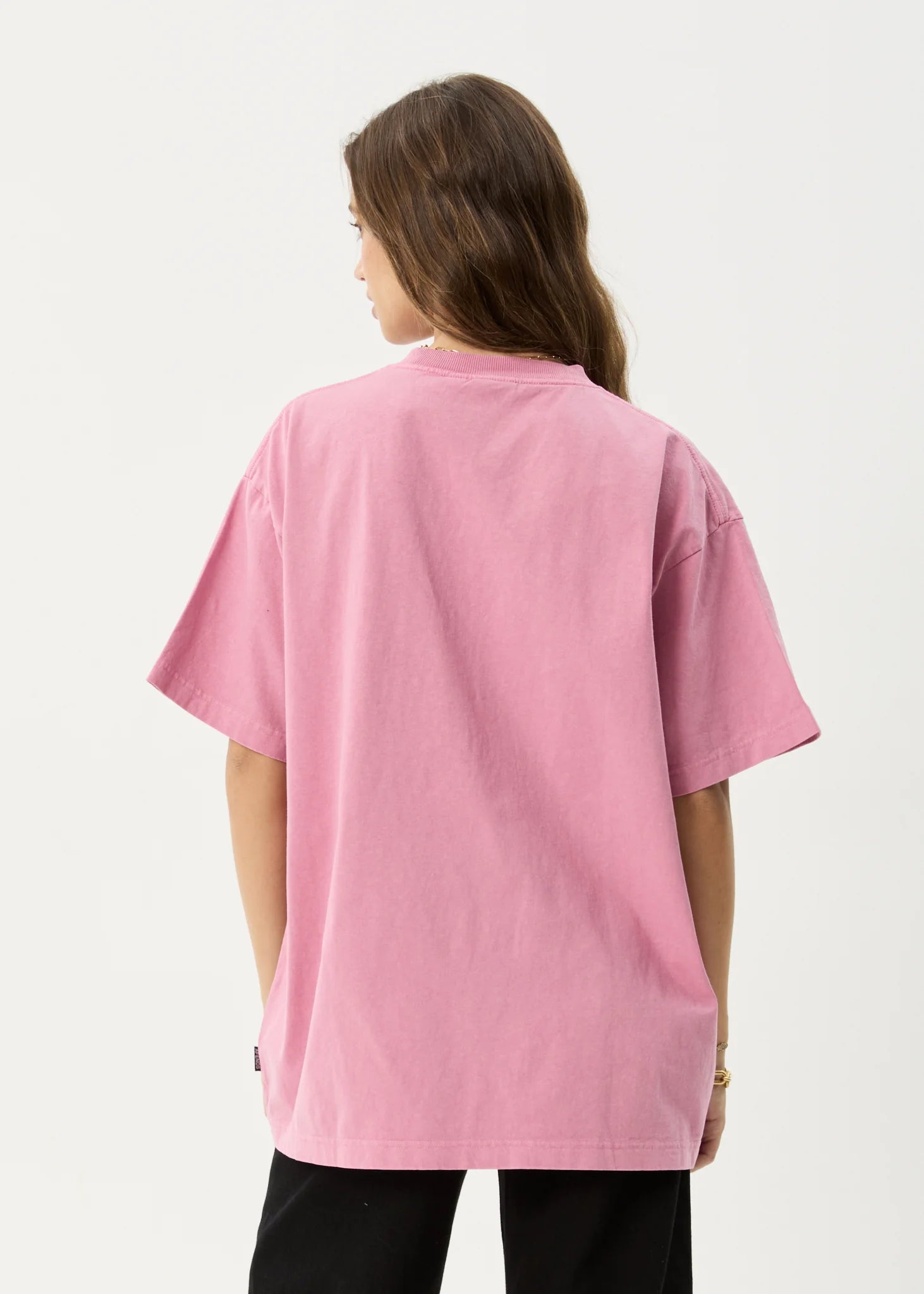 AFENDS Heavy petal heavyweight boxy tee - Washed marrakesh