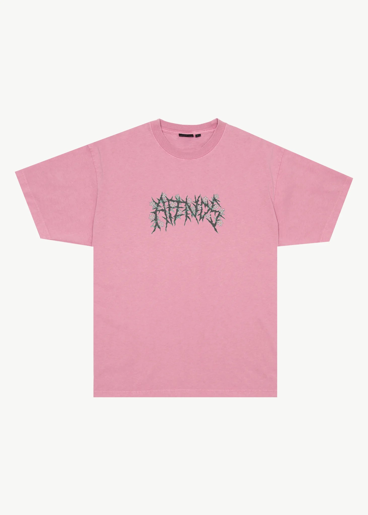 AFENDS Heavy petal heavyweight boxy tee - Washed marrakesh
