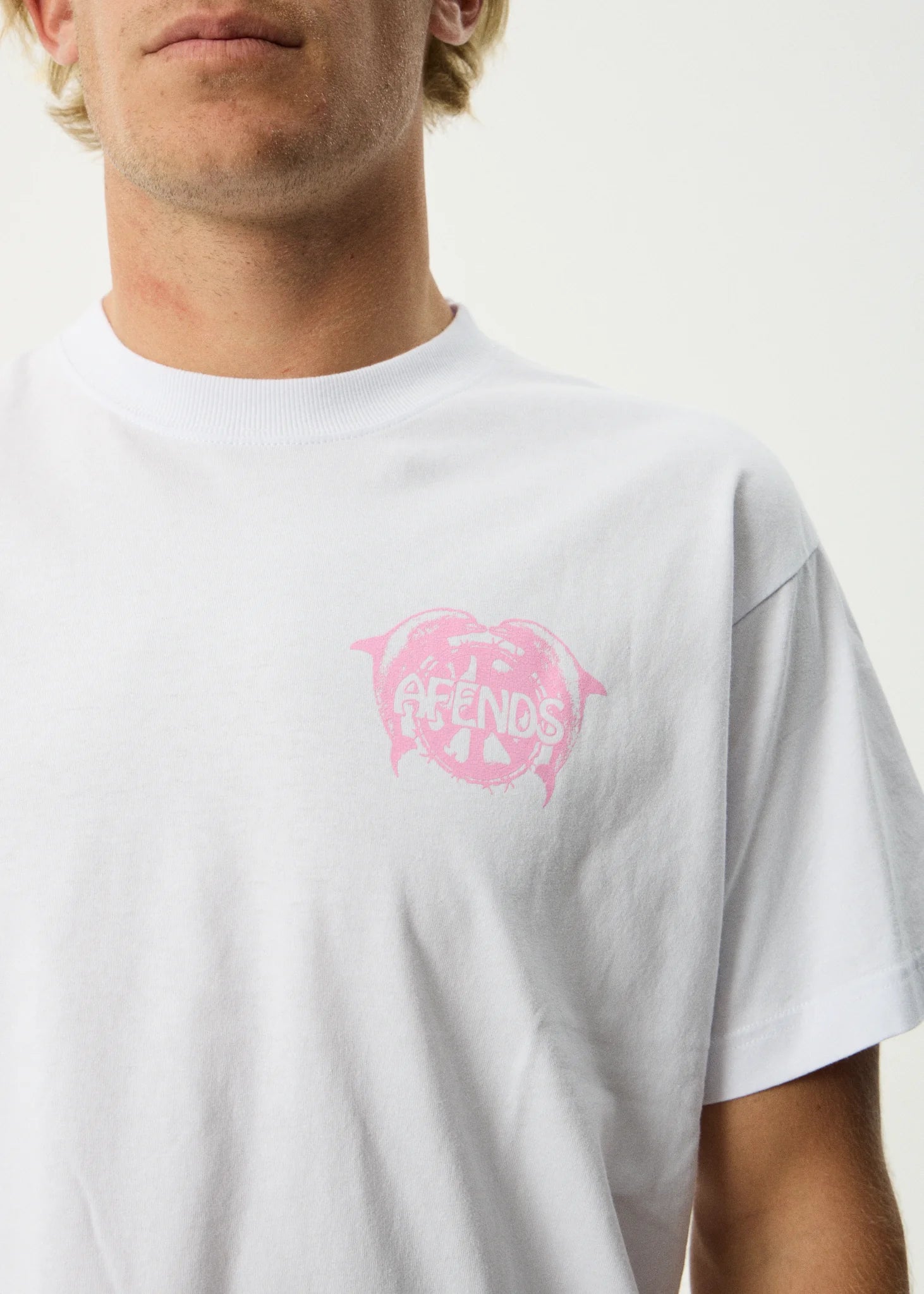 AFENDS Dolfends- Boxy Tee Boxy Tee - White