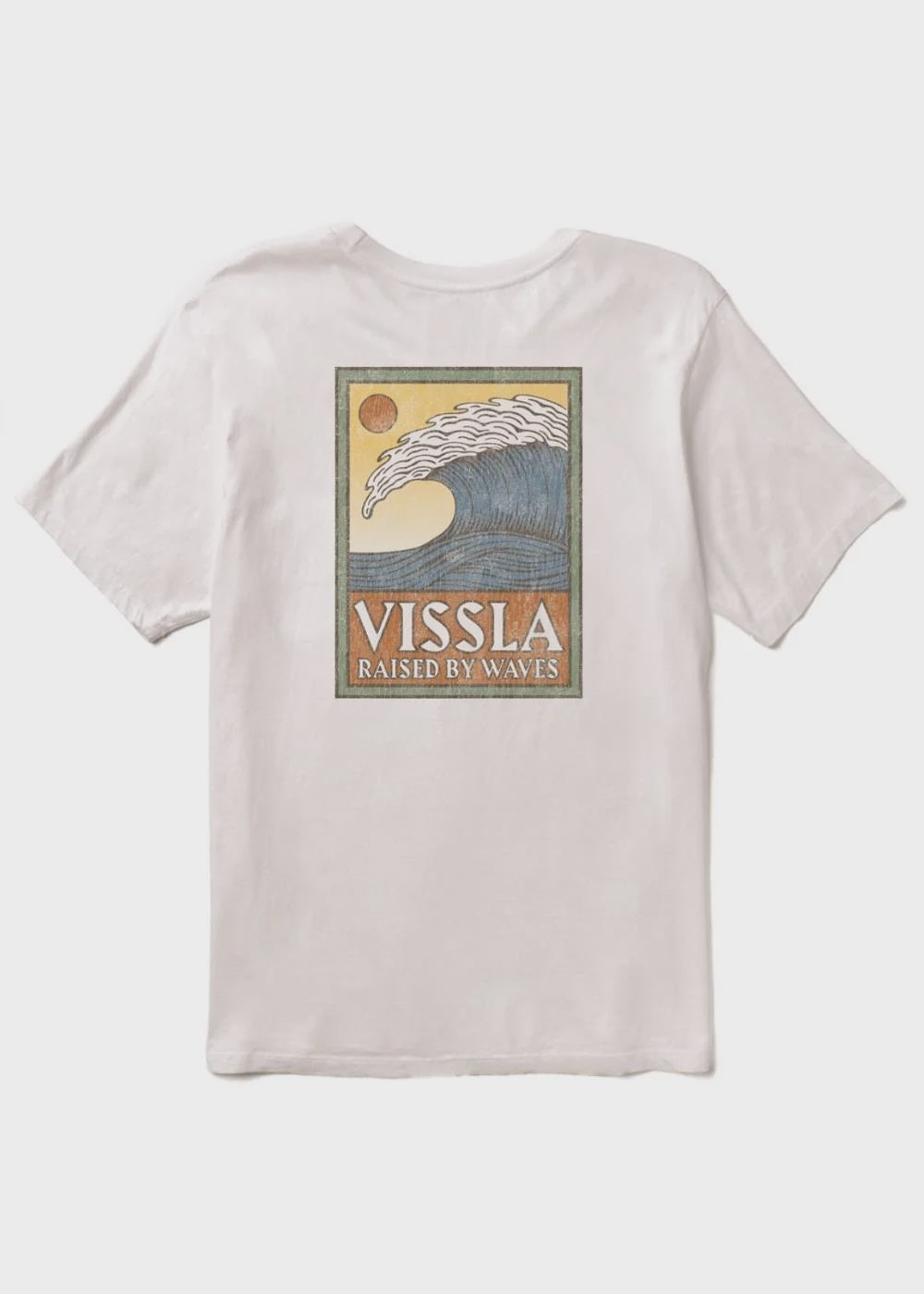 VISSLA Peaky swell vintage ss tee - White