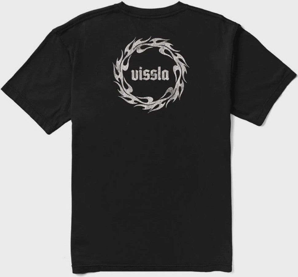VISSLA Ring Of Fire Swell Ss Tee - Black