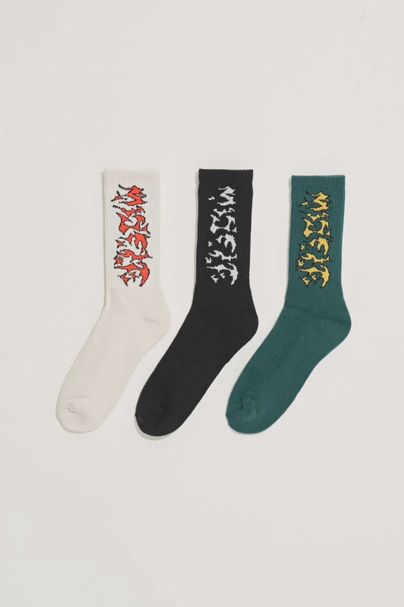 MISFIT Organic logo sock - Multi