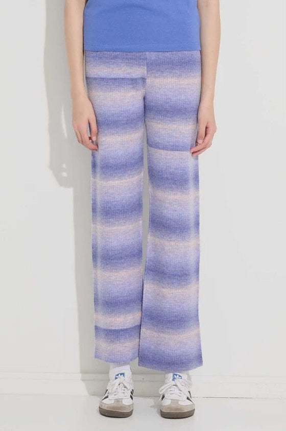 MISFIT Phoom wide leg knit pants - Washed violet
