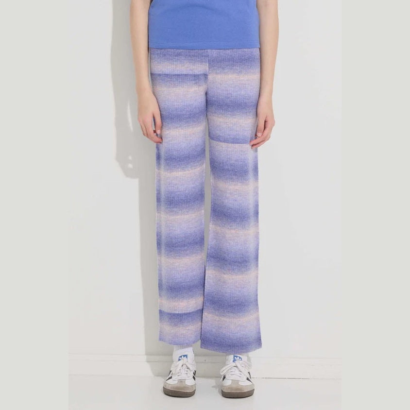 MISFIT Phoom wide leg knit pants - Washed violet
