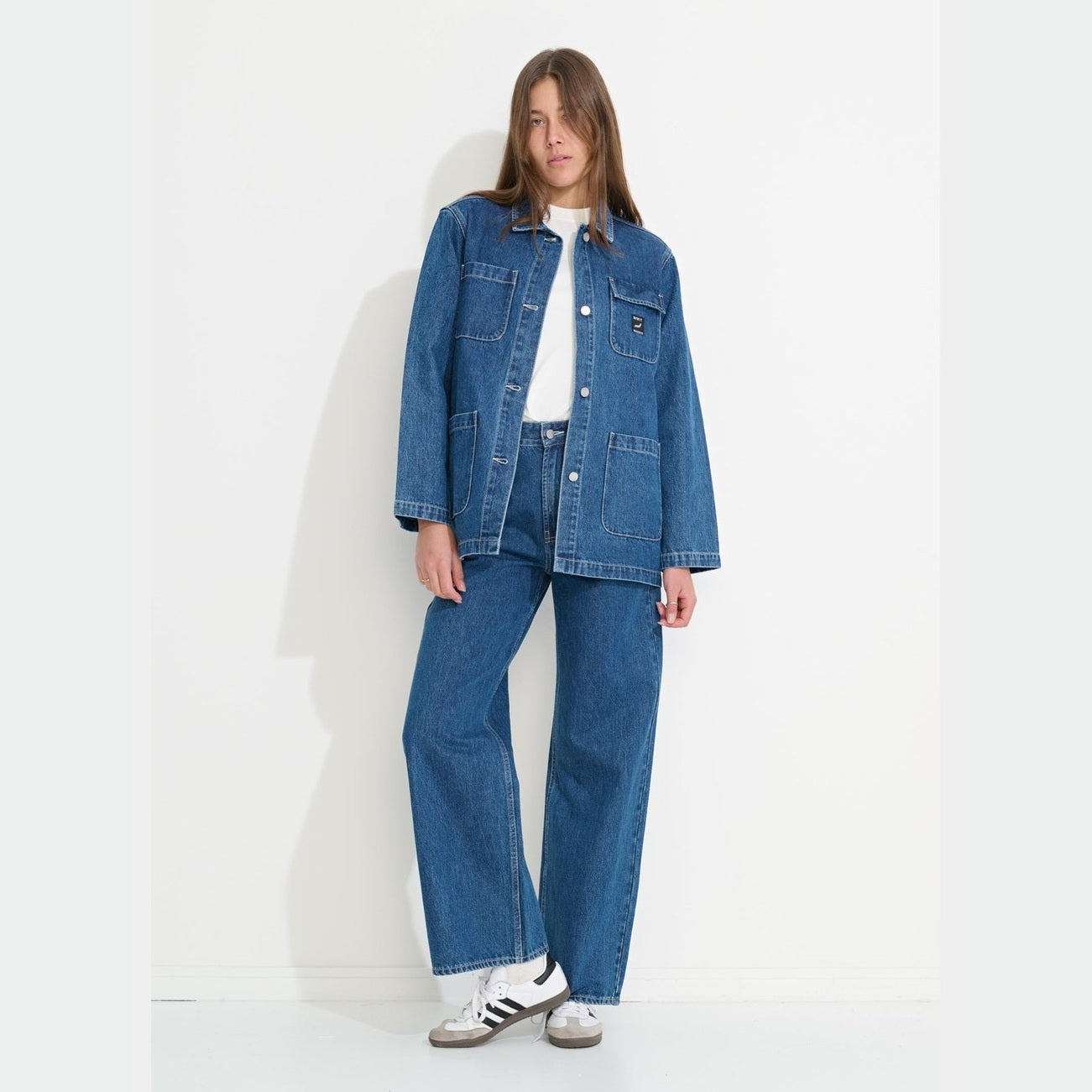MISFIT Unisex chore jacket - Indigo