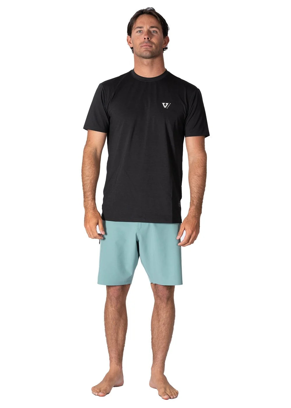 VISSLA Twisted Eco Ss Sun Shirt - Black