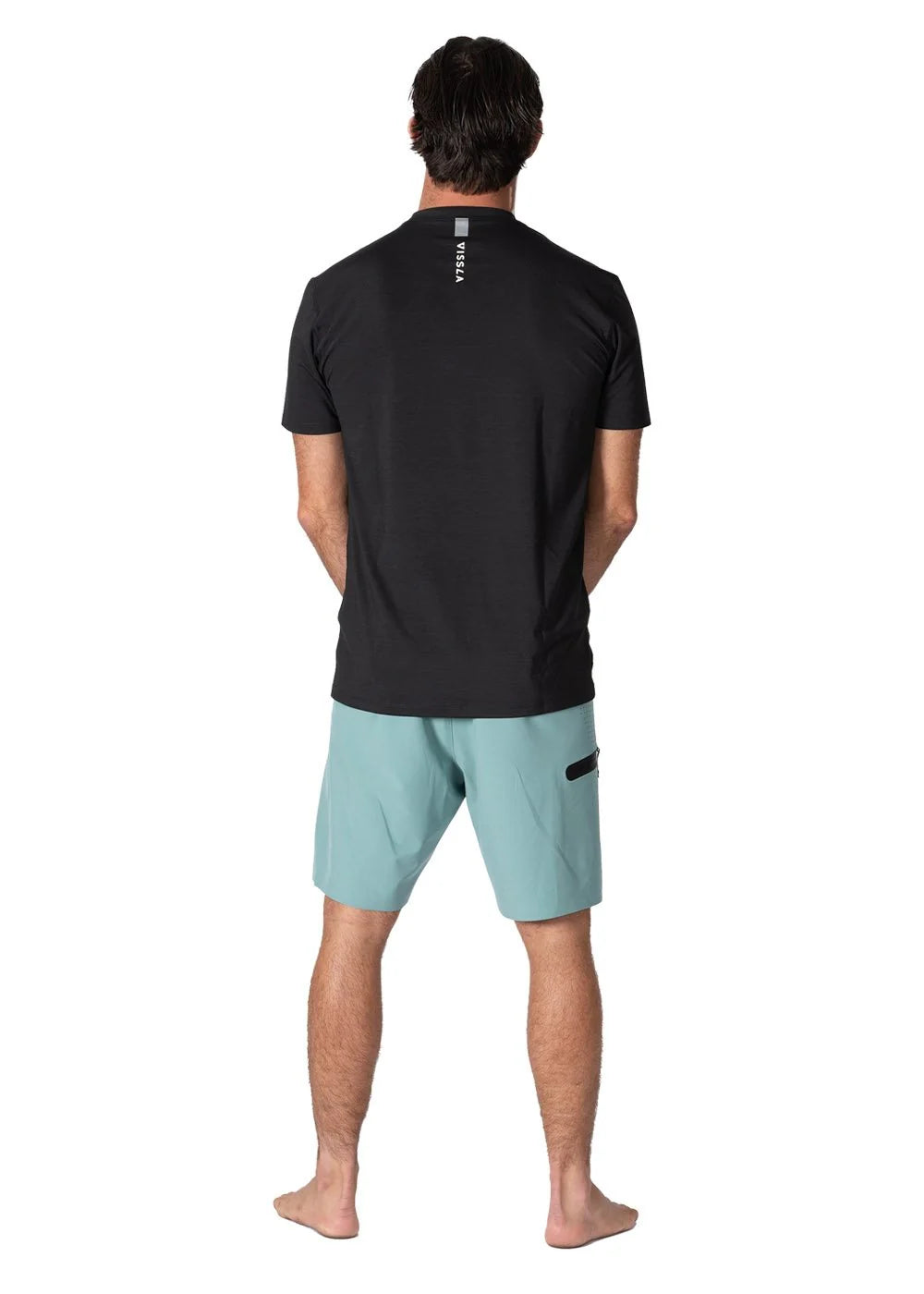 VISSLA Twisted Eco Ss Sun Shirt - Black