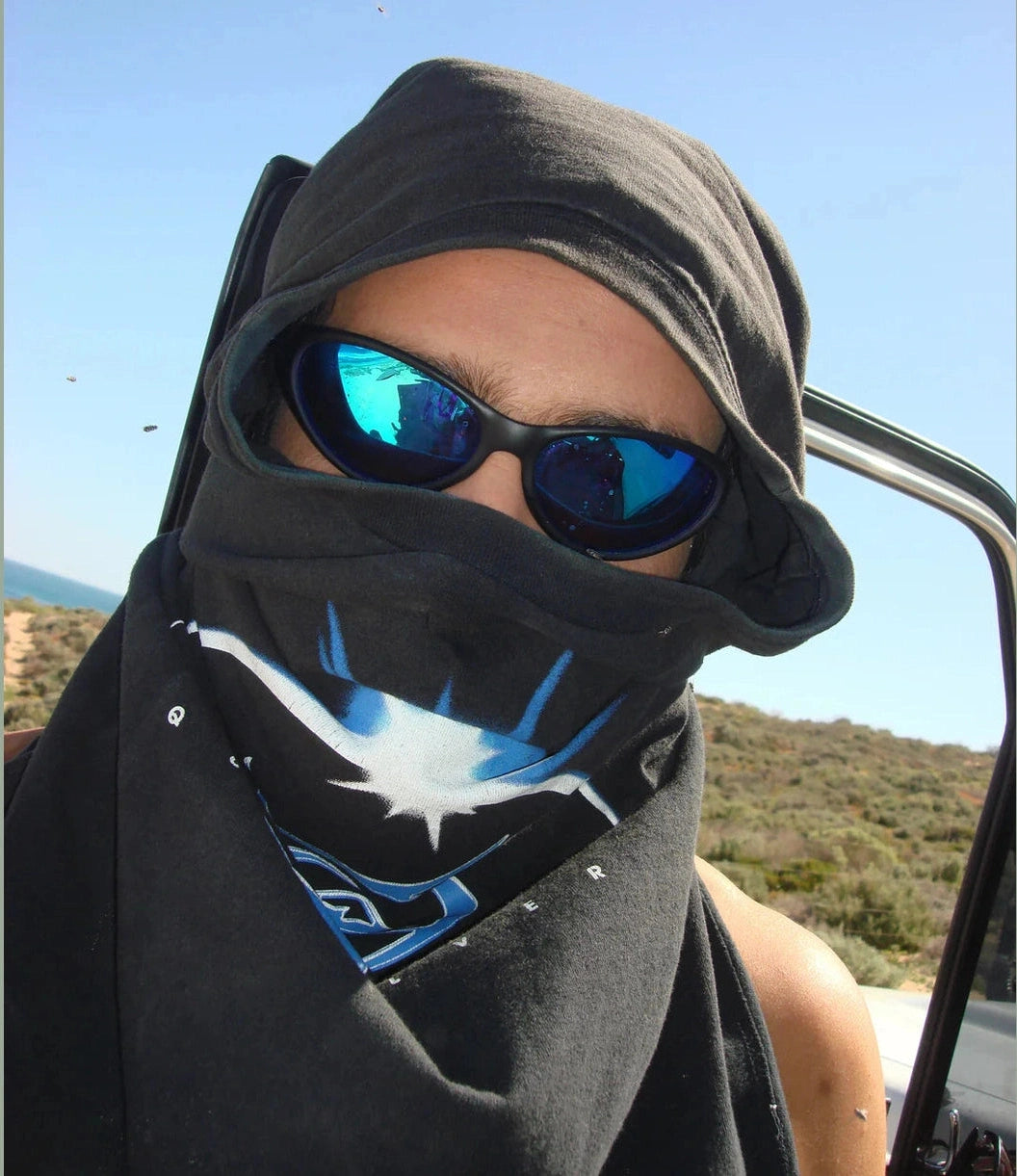 RITUAL VISION Morphine MATTE BLACK / BLUE REFLECTIVE POLARISED