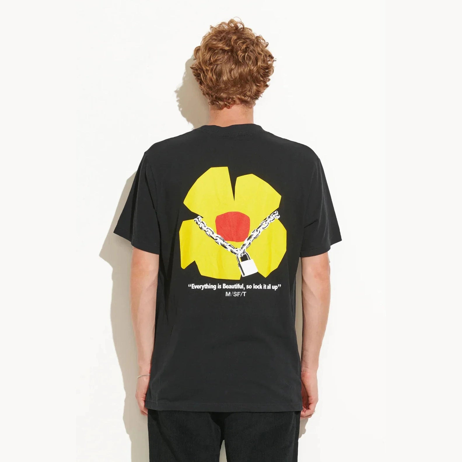 Misfit lamp biscuit 50/50 reg ss tee - pitch black