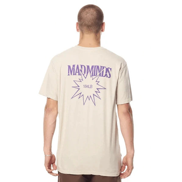 Misfit Wore Torn 50/50 Ss Tee - Pigment Light Grey