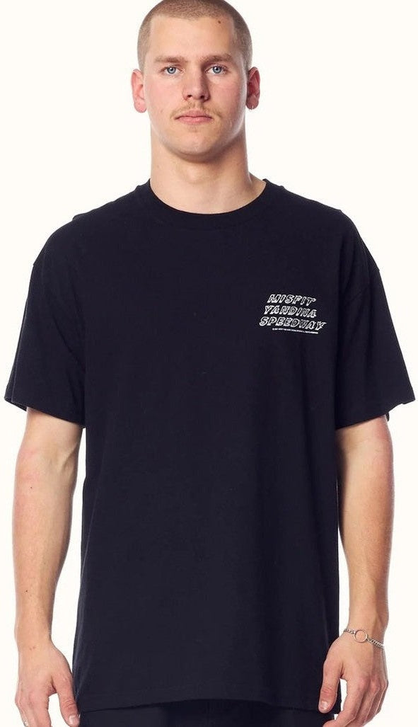 Misfit yandina core 50/50 tee - black